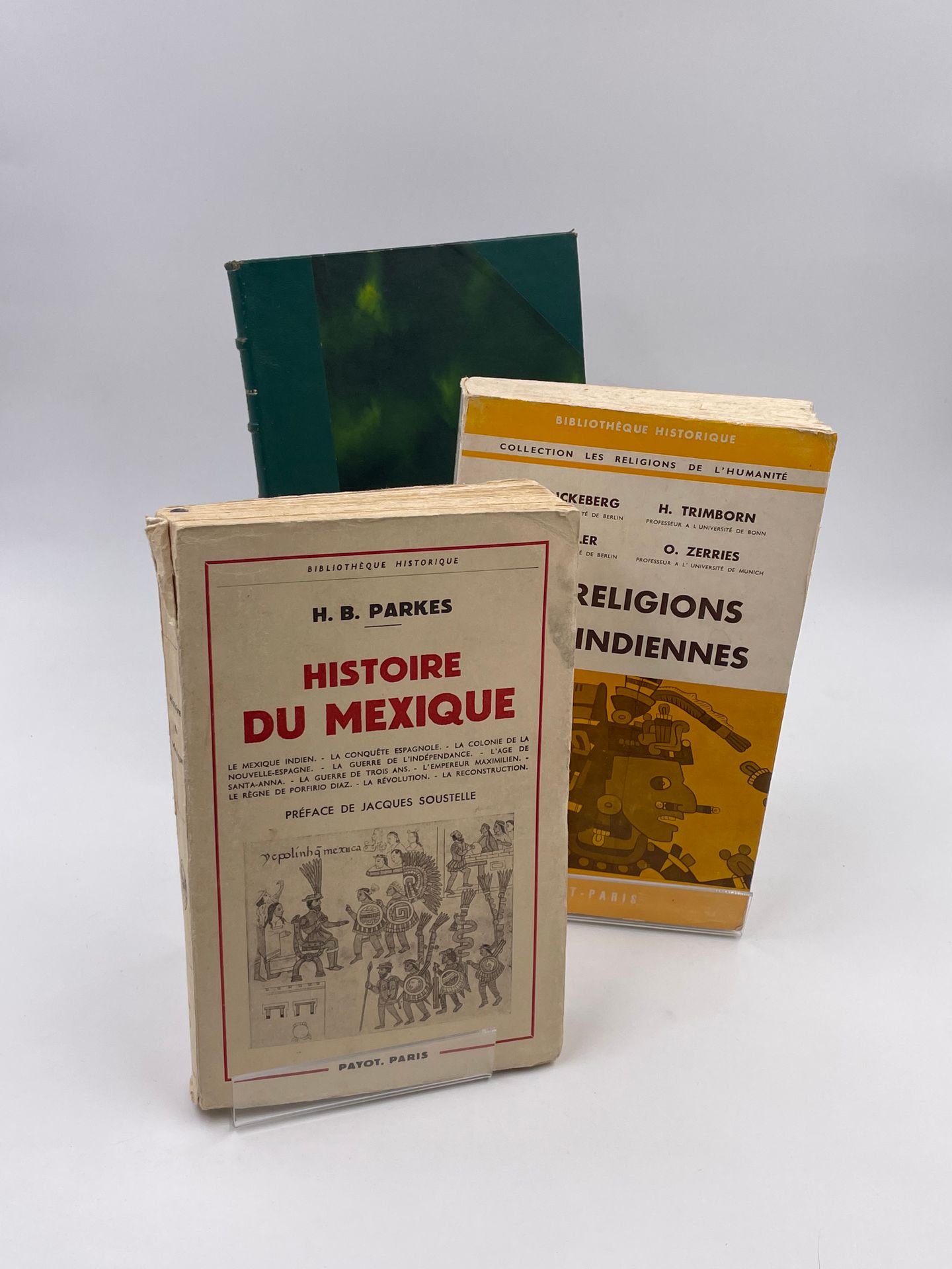 Null 3 Volumes : 

- "HISTOIRE DU Mexique" H.B. Parkes, Bibliothèque Historique,&hellip;