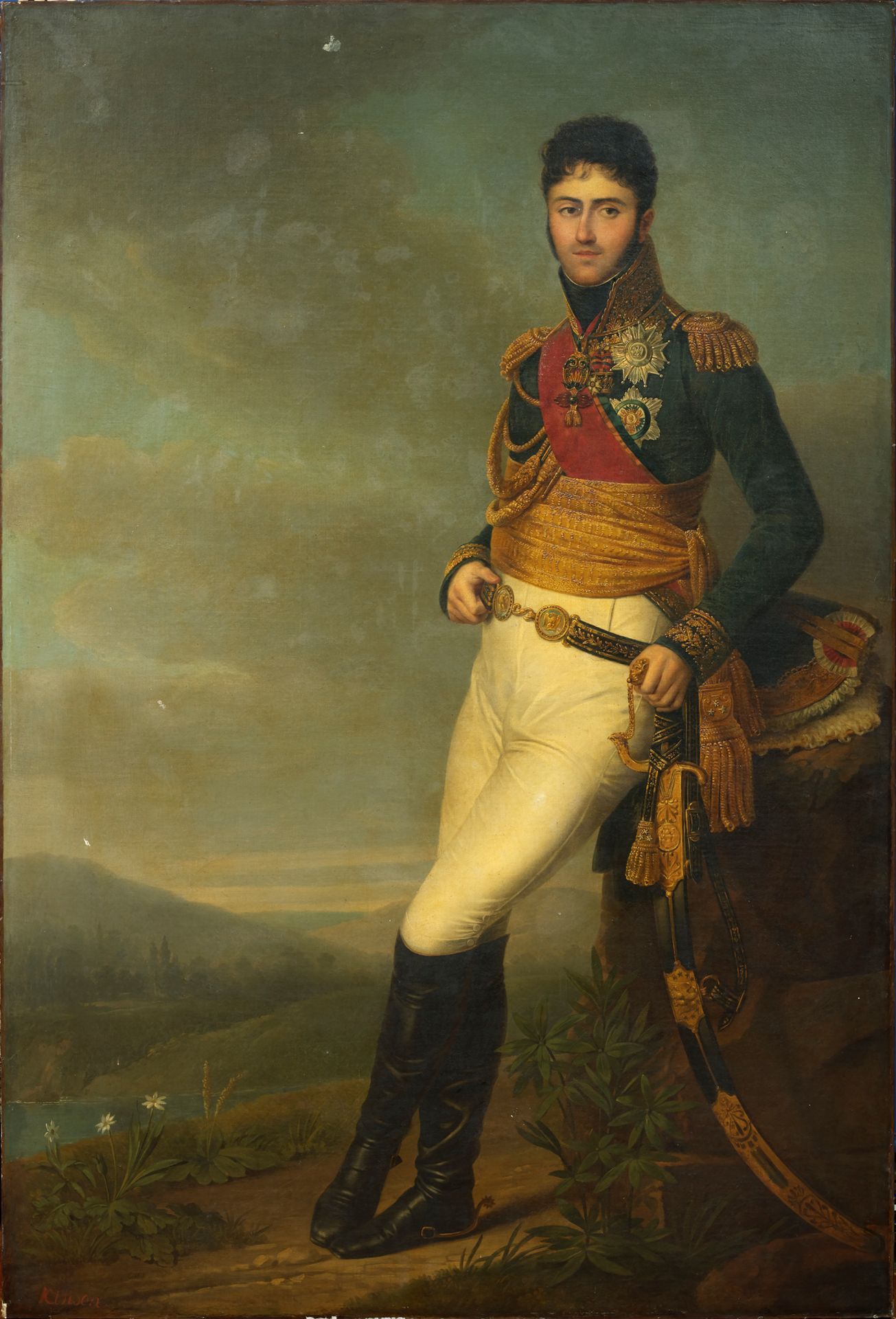 François Joseph KINSON (1770-1839) 
El Príncipe Camilo Borghese, Duque de Guasta&hellip;