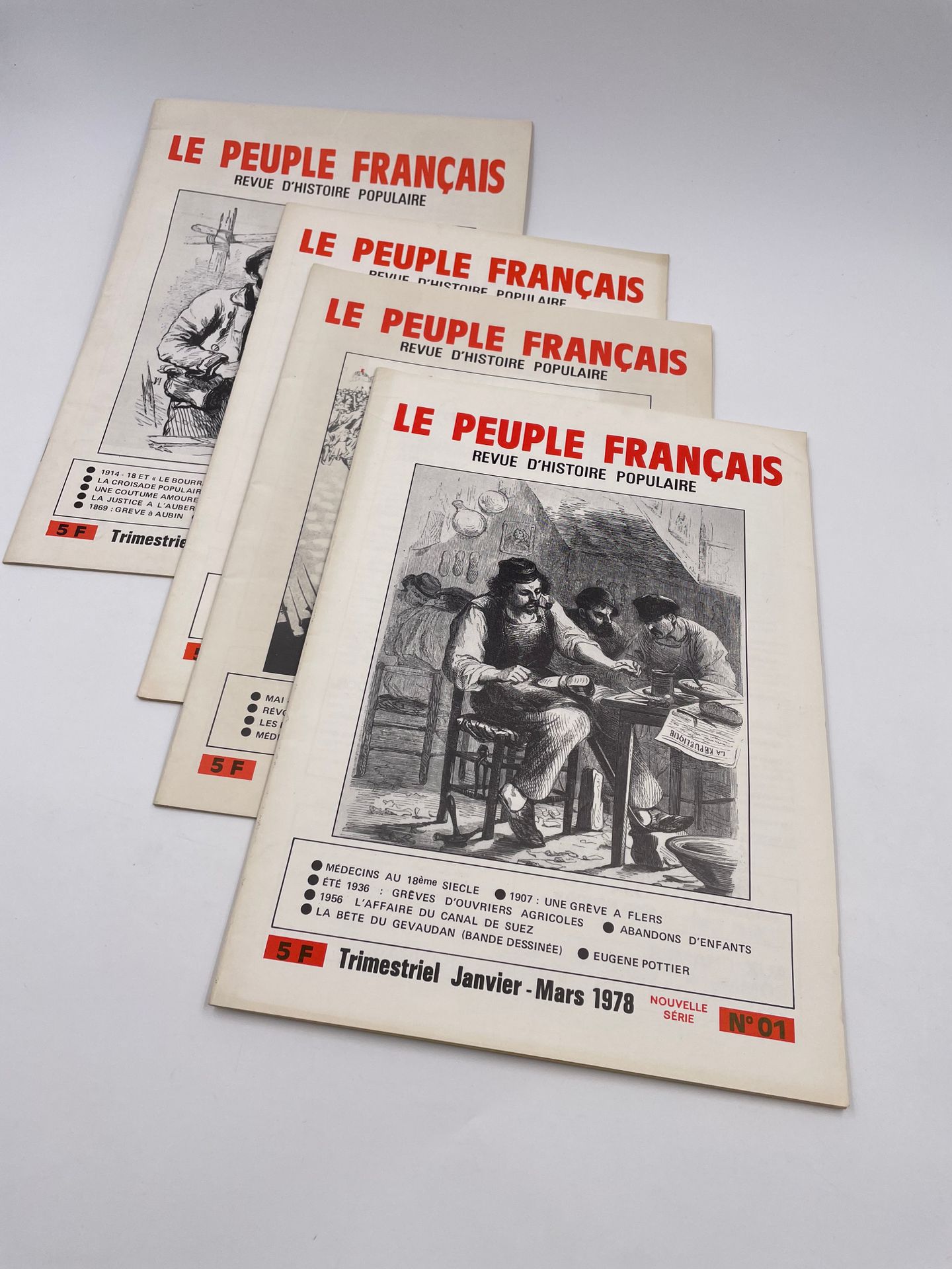 Null 4 Volumes :

- "LE PEUPLE FRANÇAIS N°1", Nouvelle série, Trimestriel Janvie&hellip;