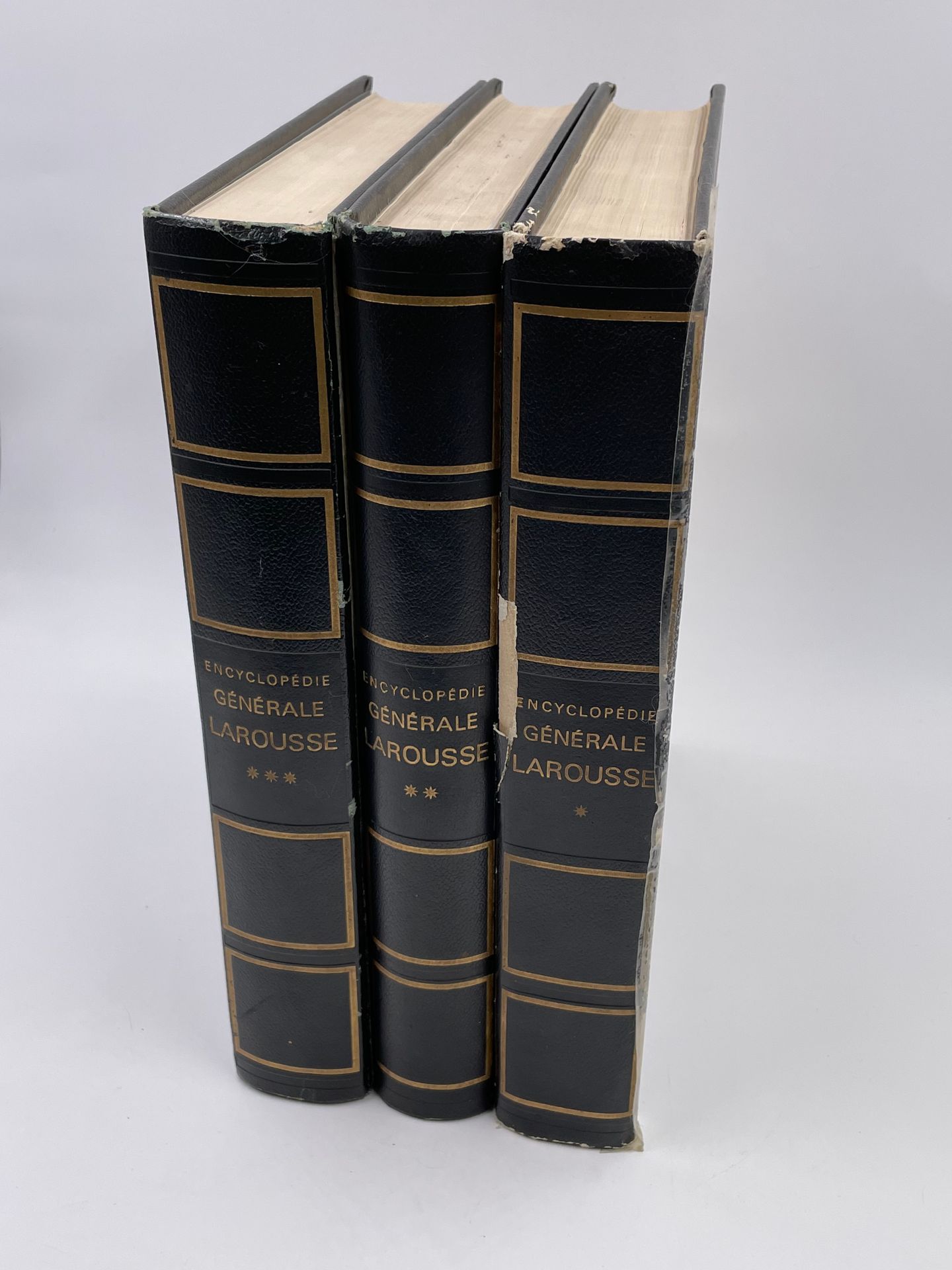 Null 3 Volumes : 

- "ENCYCLOPÉDIE GÉNÉRALE LAROUSSE TOME 1 : Géographie, Histoi&hellip;