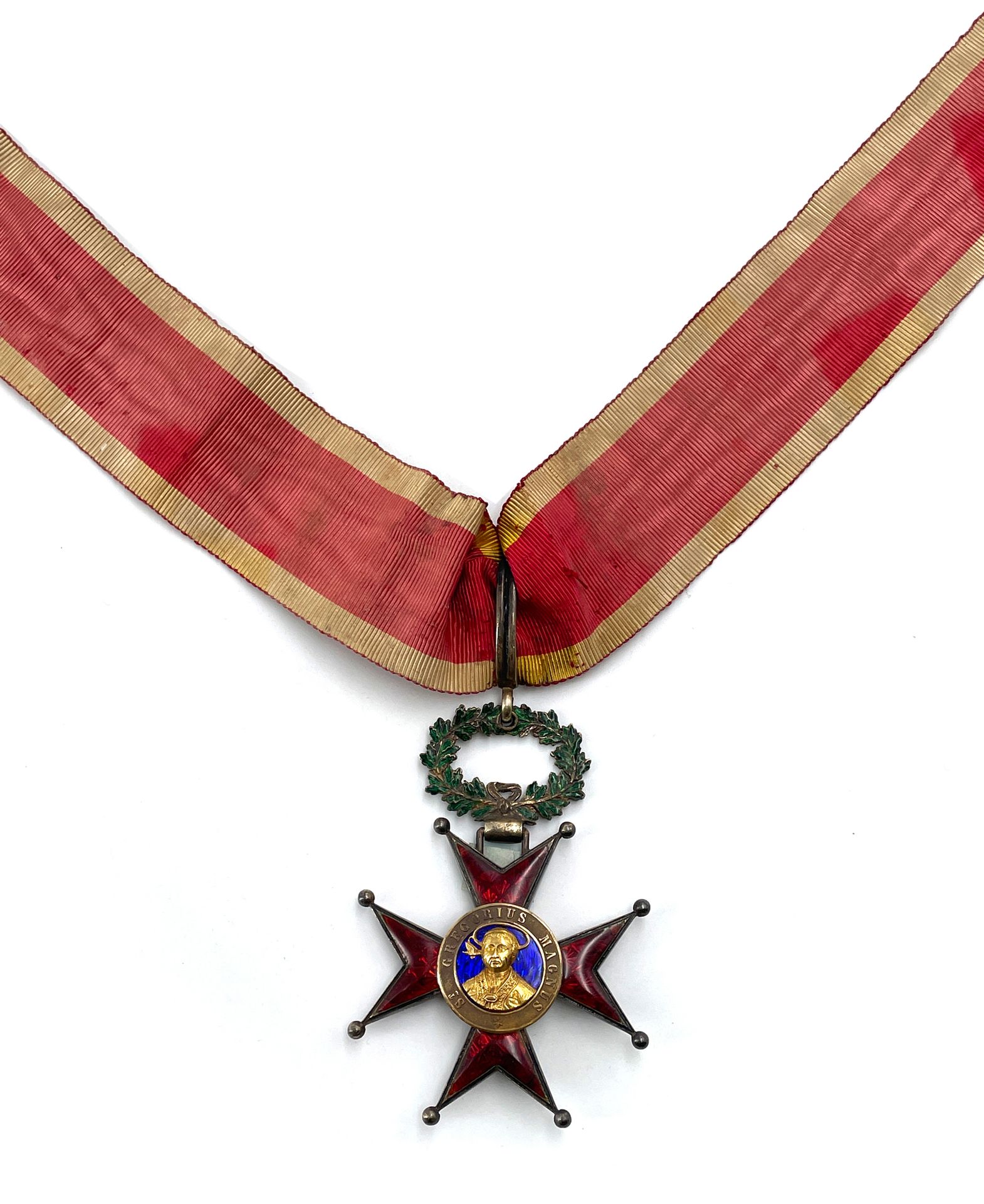 Null VATICAN ORDRE DE SAINT GREGOIRE LE GRAND Croix de commandeur à titre civil.&hellip;