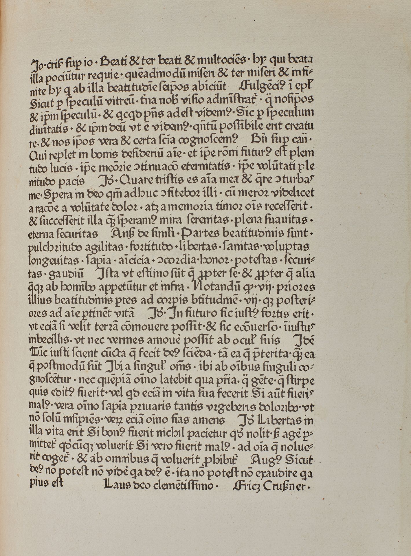 Null Serie di tre incunaboli rilegati in un unico volume.
In-folio in pieno vite&hellip;