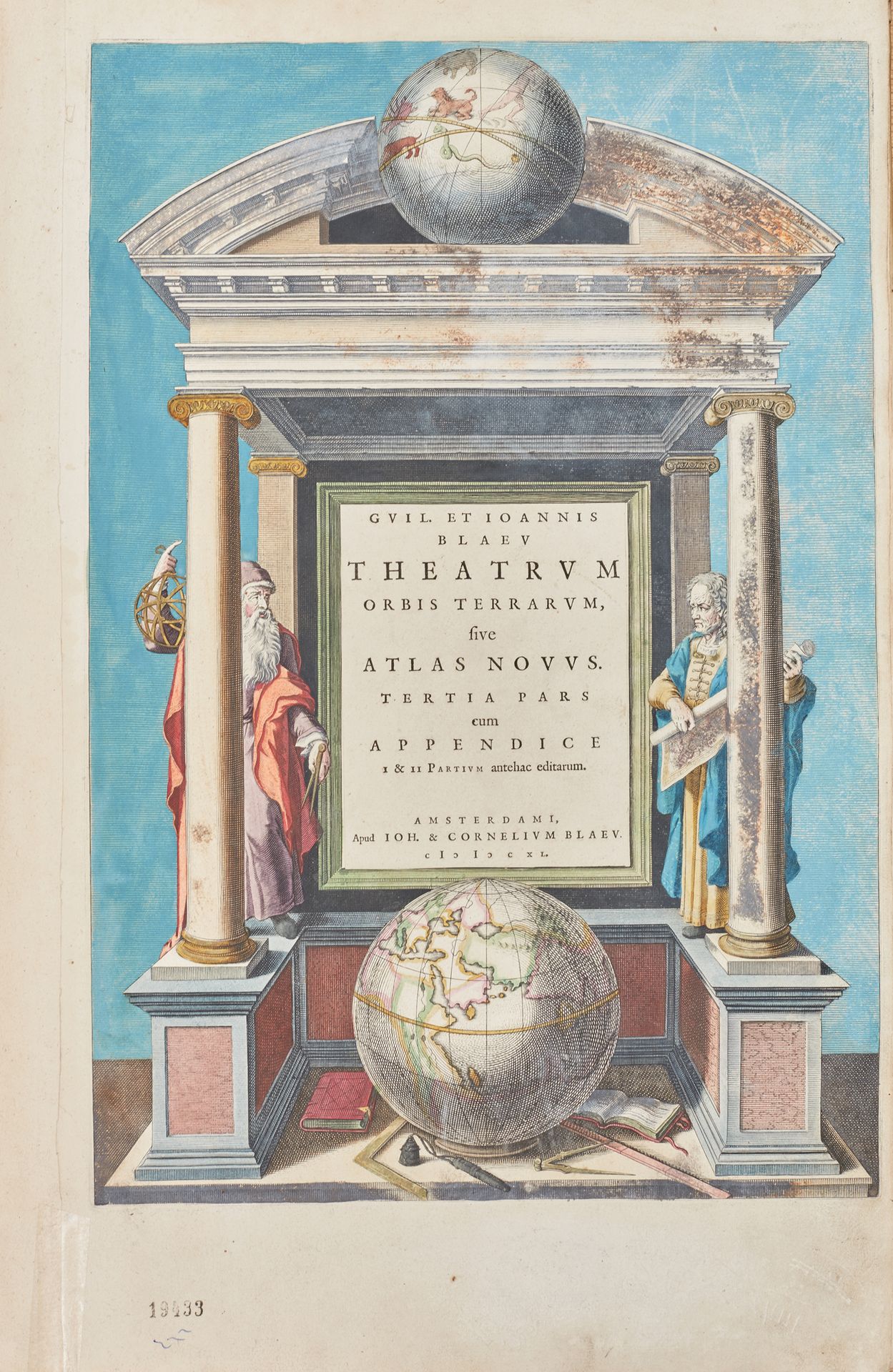 BLAEU (Johannes & Willem). Theatrum orbis terrarum, sive Atlas novus. Tertia par&hellip;