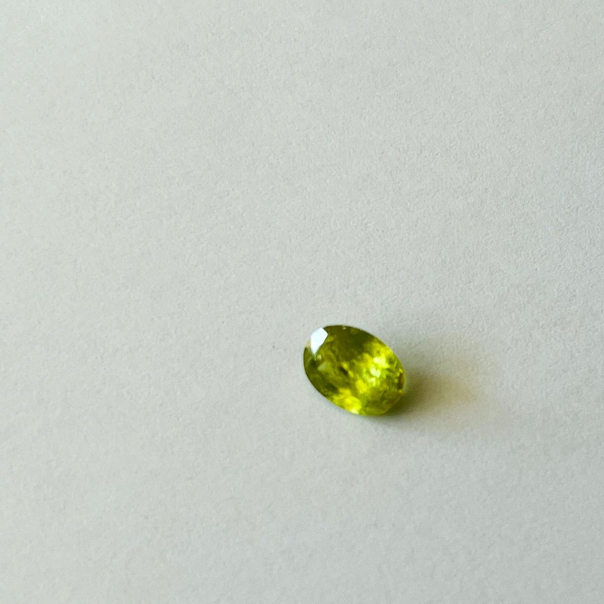 Null Sphene " change color " oval faceted weighing 1.19 cts probably from BURMA &hellip;