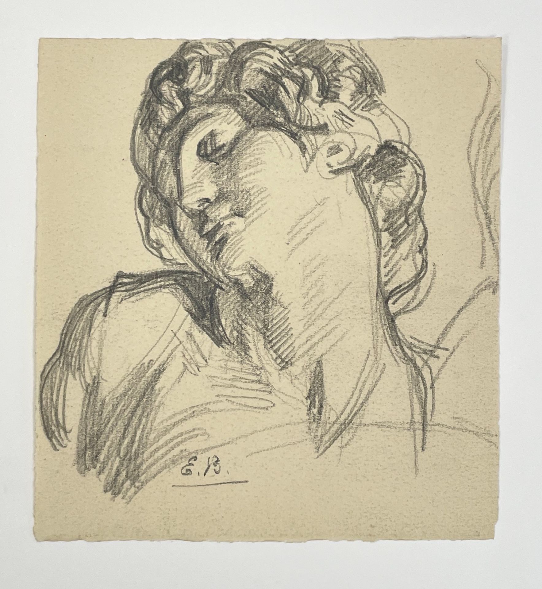 Null "Gesicht" - Émile Marie Beaume 

Bleistiftzeichnung auf Cansonpapier, unten&hellip;