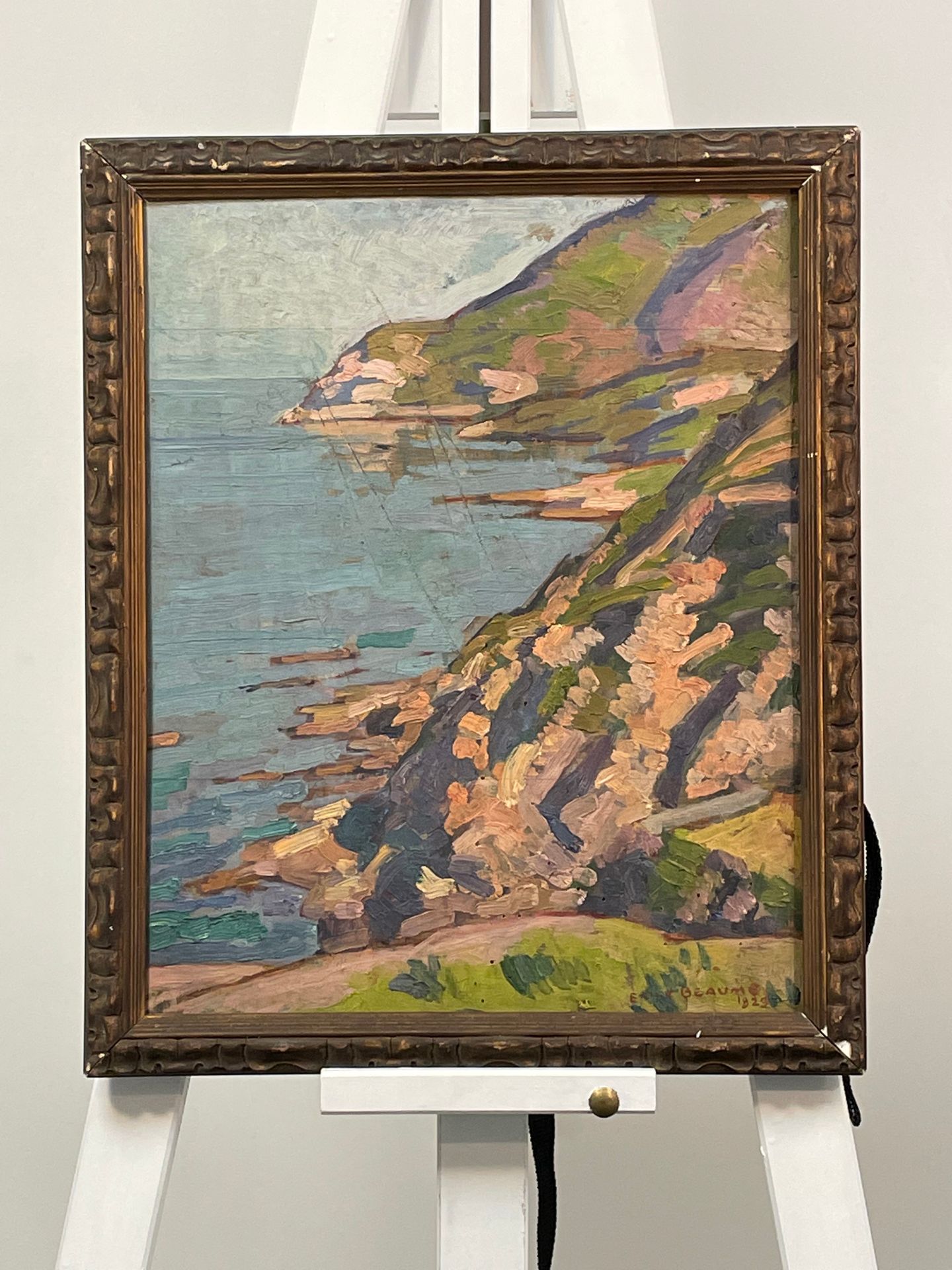 Null "海滨，1929年" - Emile Marie Beaume

木板上的油画，右下角有签名。

尺寸：41 x 33厘米（框架：46 x 38厘米）&hellip;