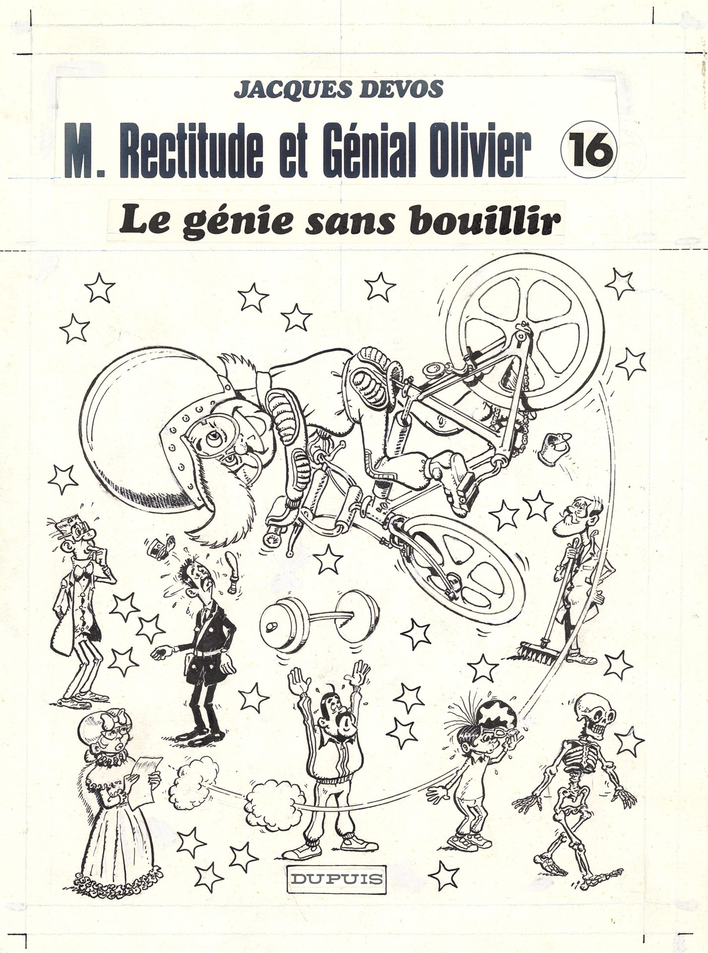 Jacques DEVOS (1924-1992) * Génial Olivier - Le génie sans bouillir
Encre de Chi&hellip;