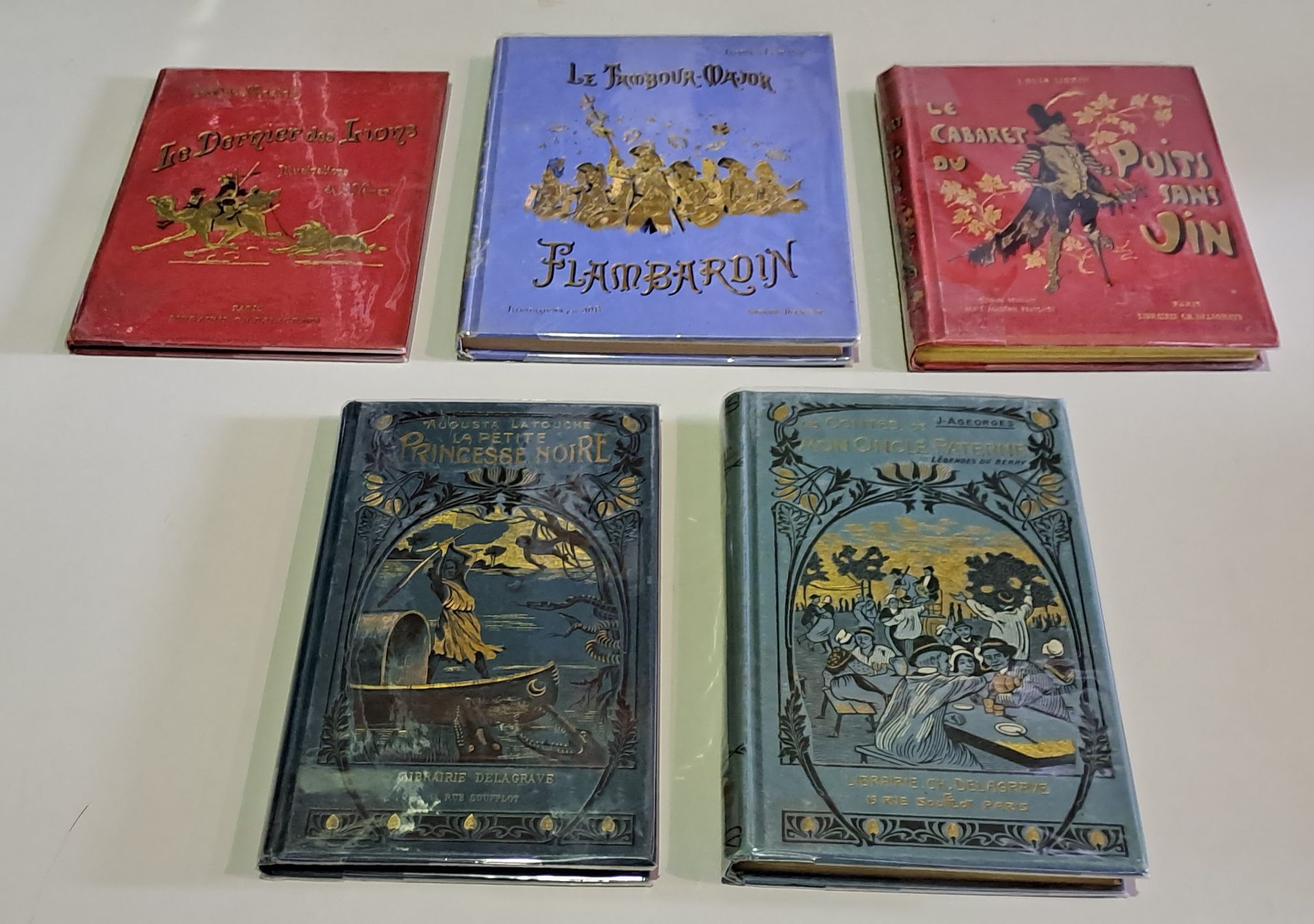 Null Serie di 5 tascabili Delagrave. 1) Joseph Ageorges, Les contes de mon oncle&hellip;