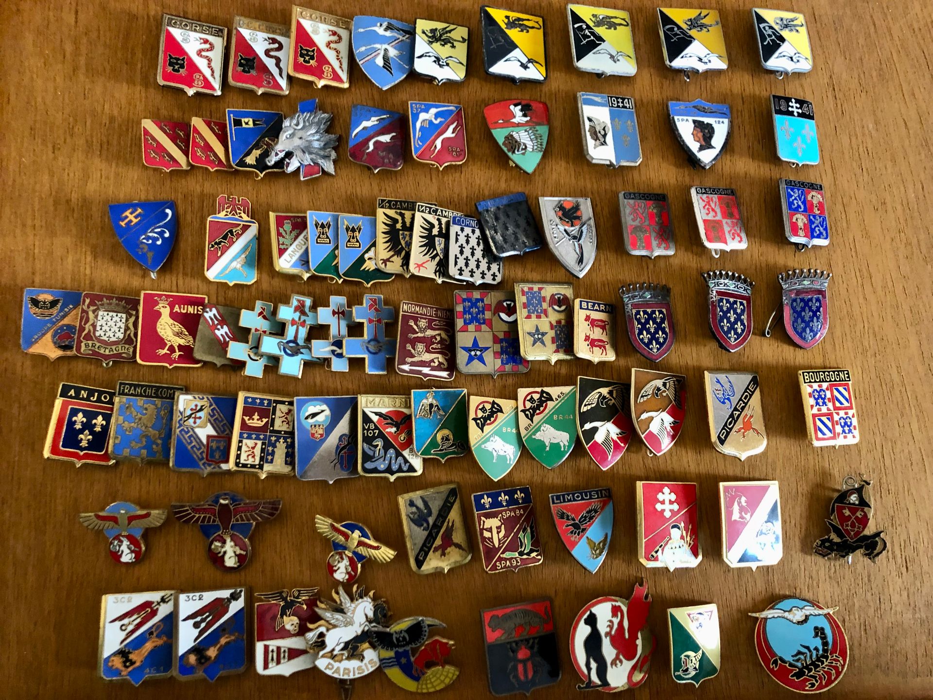 Null 78 badges of fighter, bomber and transport groups and squadrons of the air &hellip;