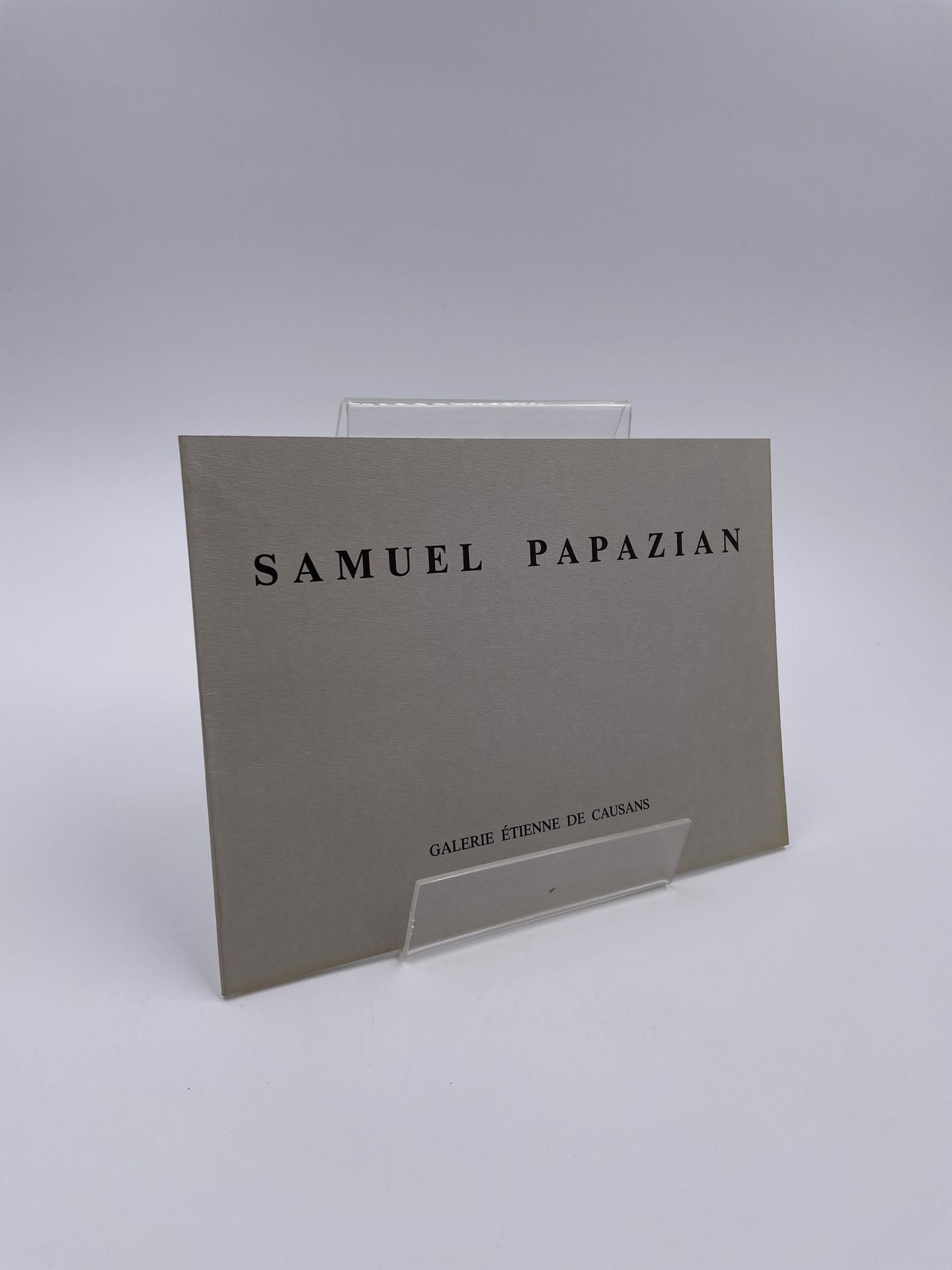 Null 1 Volumen : "Samuel Papazian Peintures", Galerie Étienne de Causans, París,&hellip;