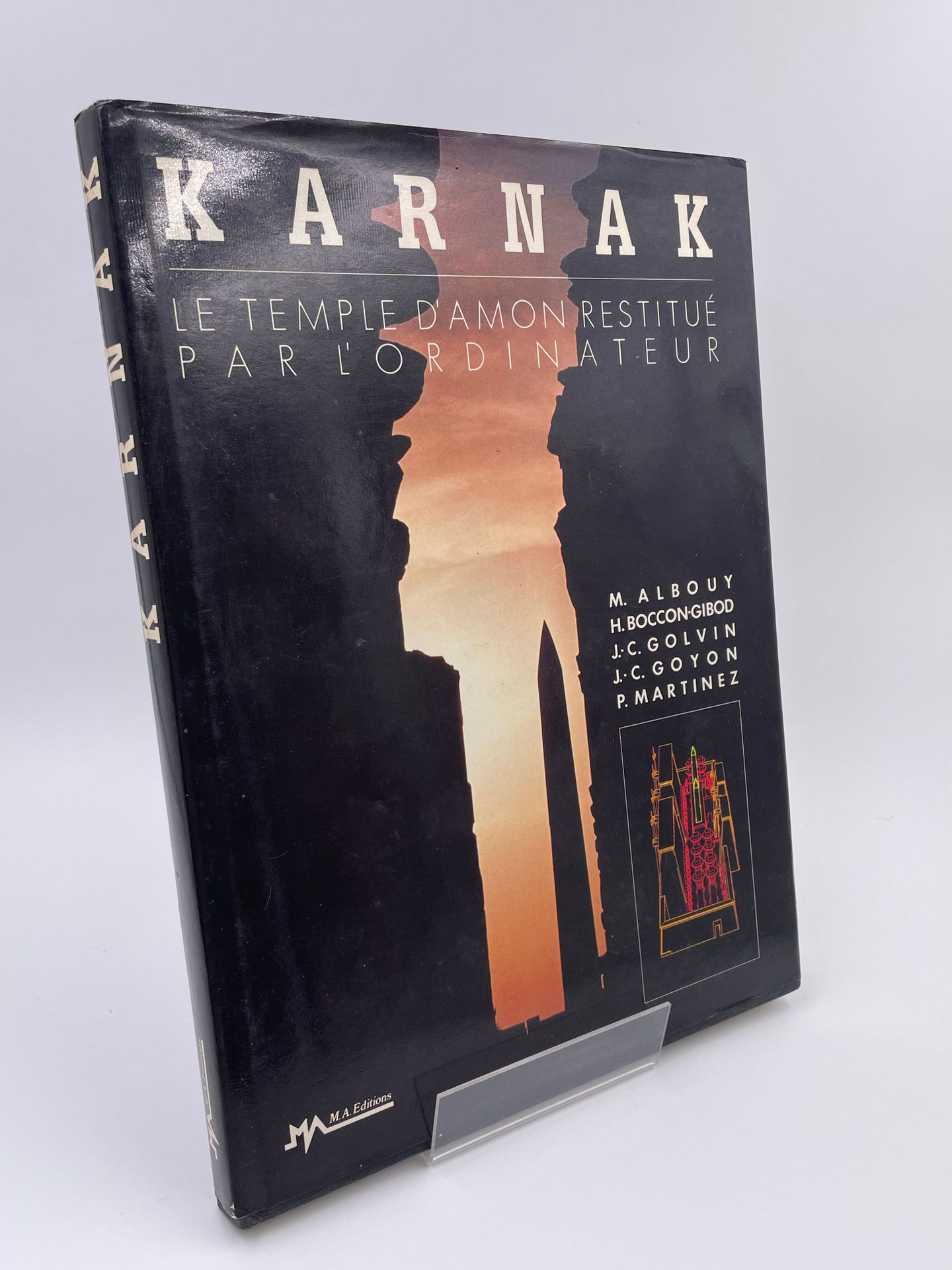 Null 1 volumen: "Karnak, Le Temple d'Amon restitué par l'Ordinateur", Marc Albou&hellip;