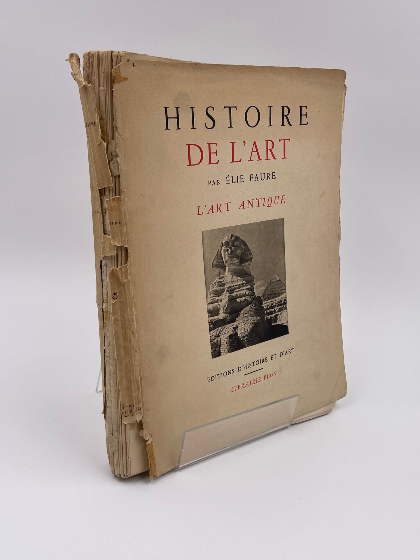 Null 1 Volume : "Histoire de l'Art - L'Art Antique", Élie Faure, Collection ' Ar&hellip;
