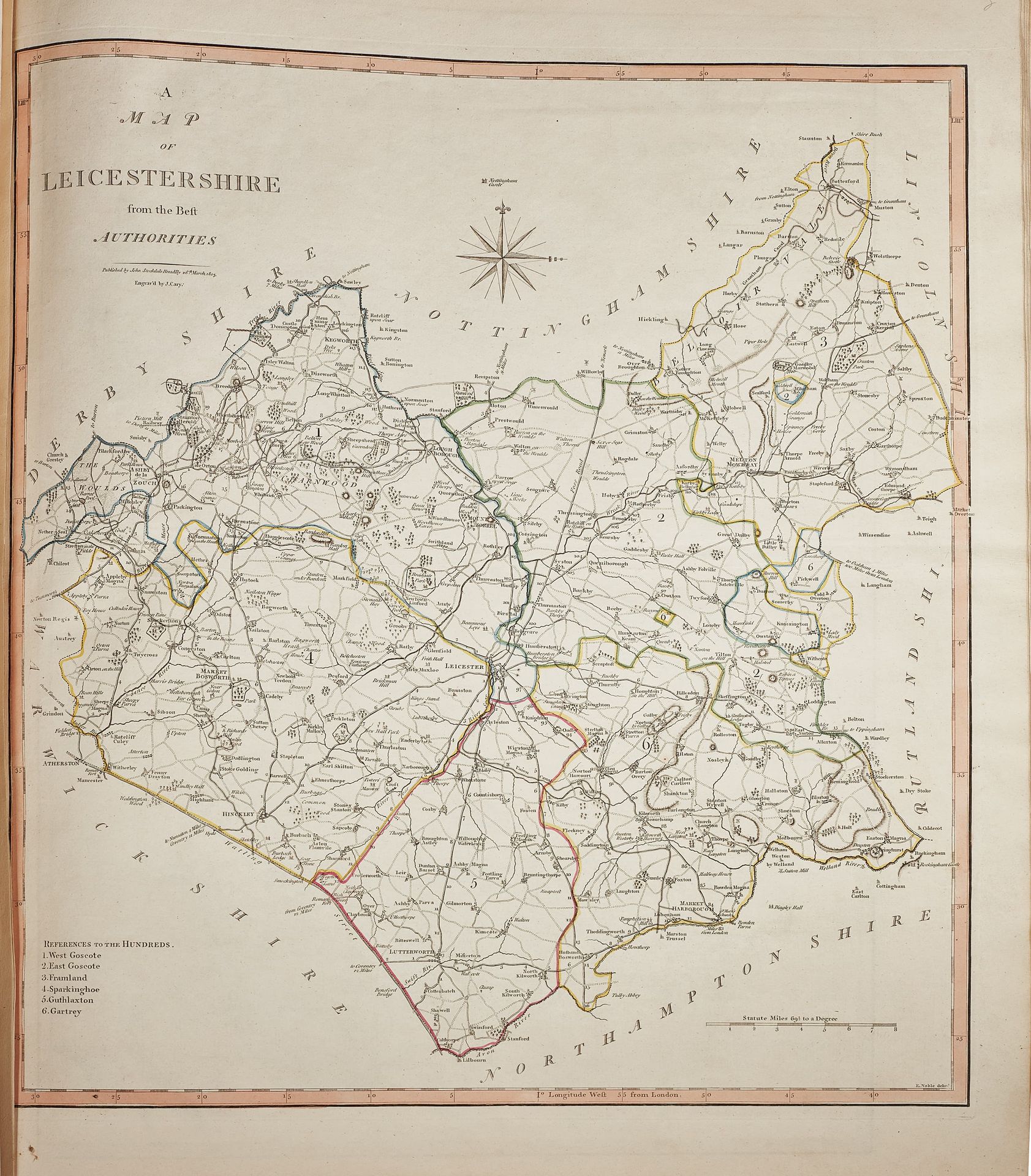 CARY, John 新英国地图集，是一套完整的国家地图，上面划定了所有的道路、城市、城镇、村庄、河流和运河。还有正确的英格兰、威尔士、苏格兰和爱尔兰的一般地图&hellip;