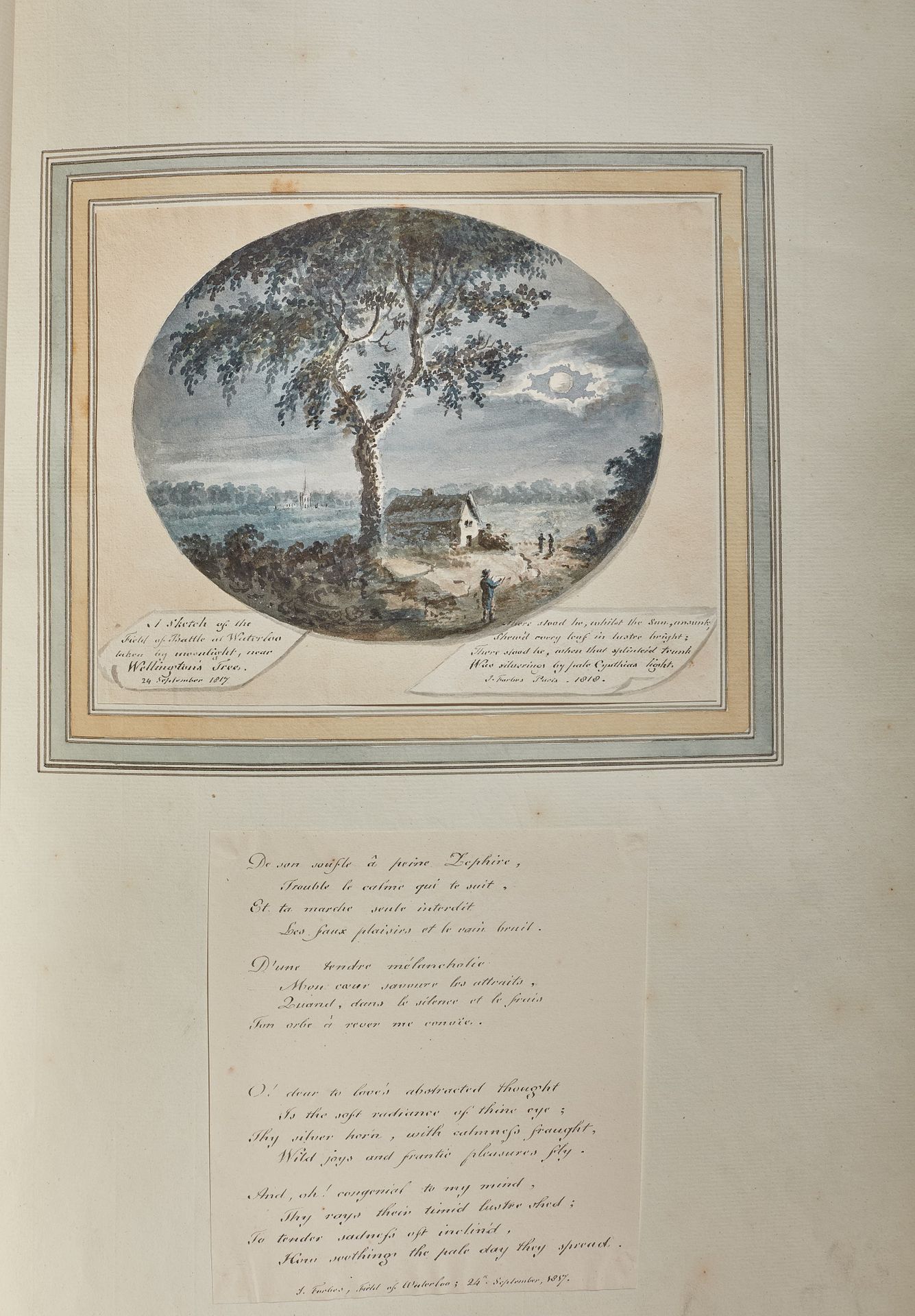 FORBES, James Waterloo, Stanmore, Miscellanea. 1768-1817. Grande folio (527 x 37&hellip;