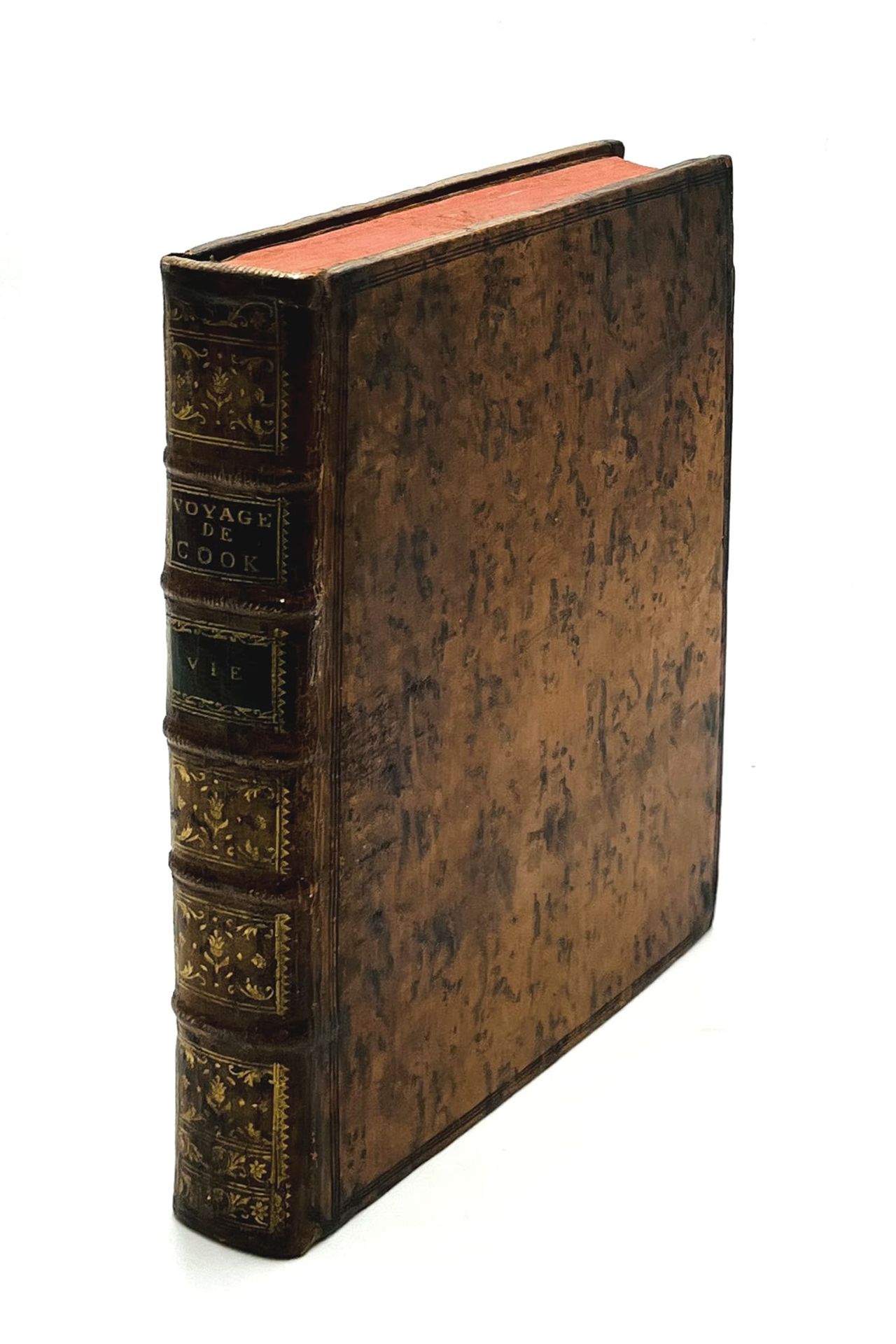 KIPPIS, Andrew 库克船长的生活。卡斯特拉先生从英文翻译。巴黎，Hôtel de Thou，1789。In-4 (250 x 193 mm) of &hellip;