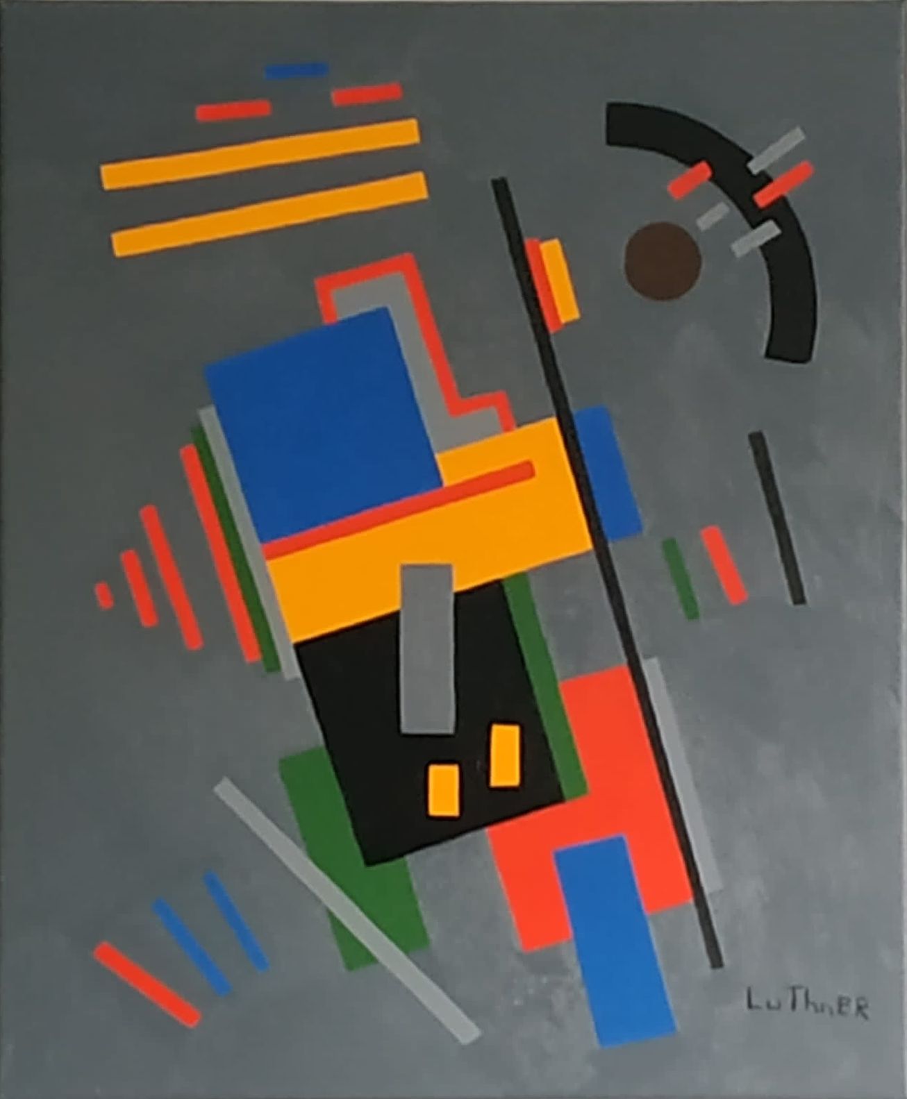 Johann Luthner Geometric abstraction
Oil on canvas, signed lower right
73 x 60 c&hellip;