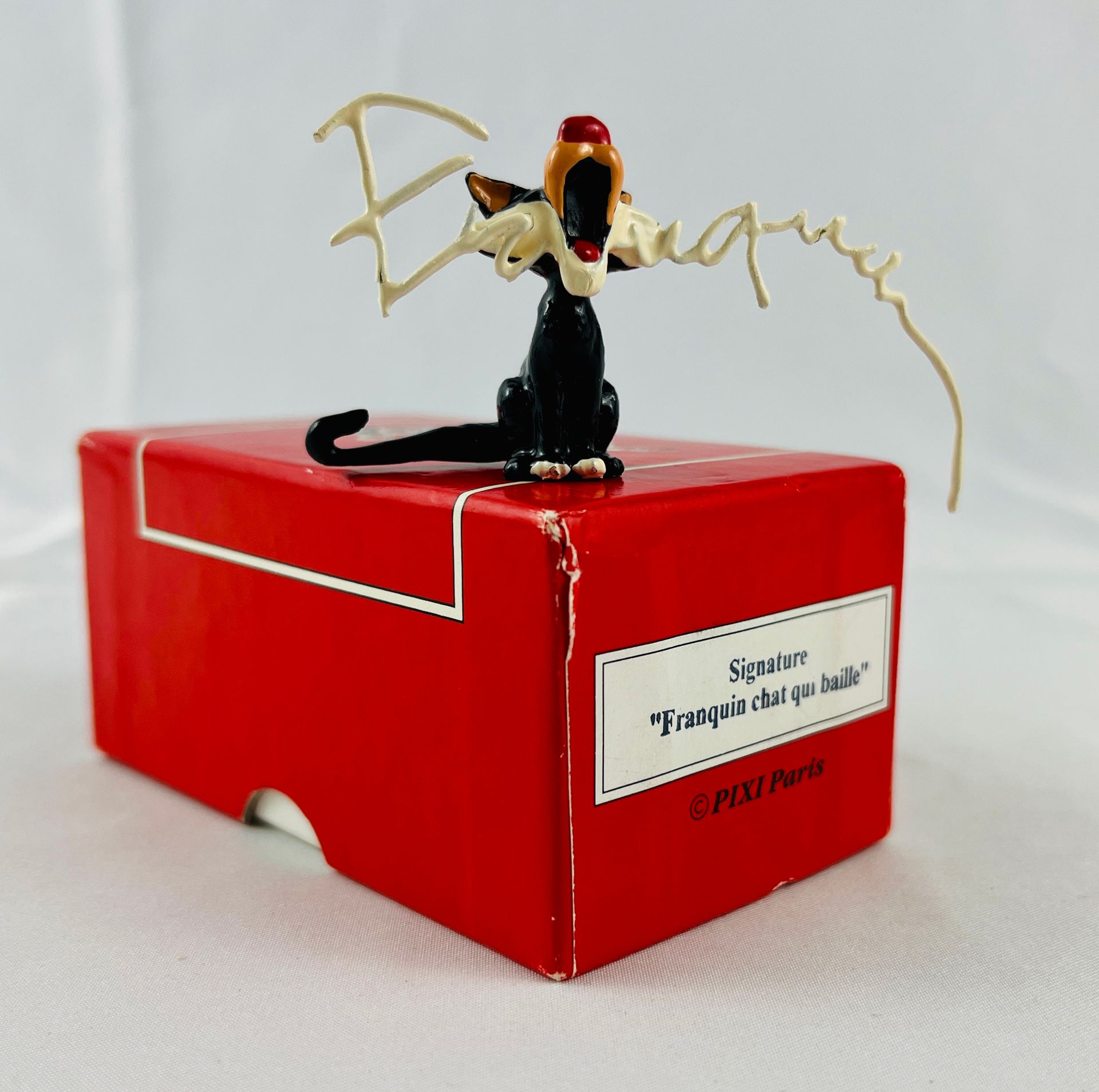 Franquin Pixi : Le Chat qui baille. Dans sa boîte d'origine avec certificat numé&hellip;
