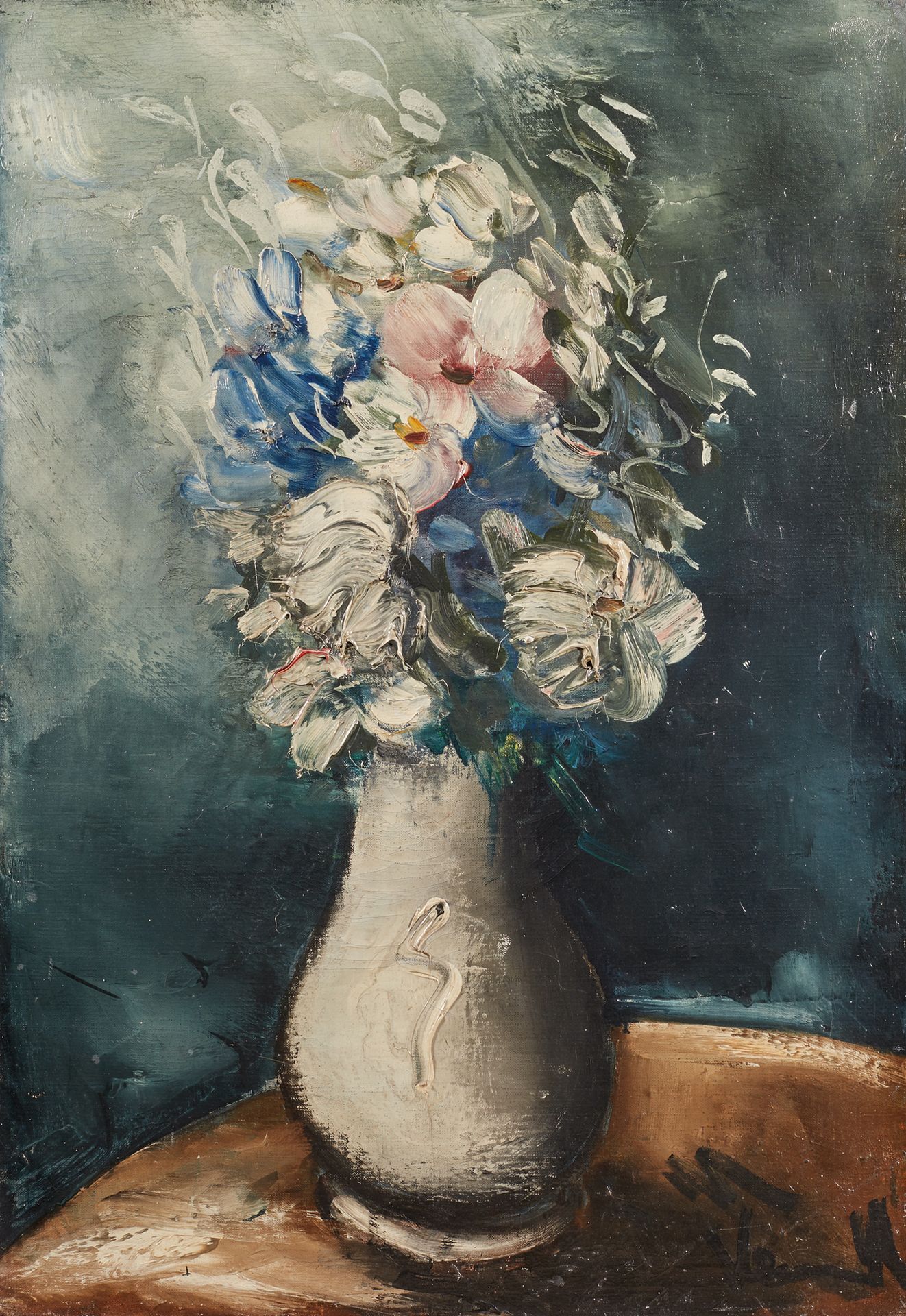 Maurice de VLAMINCK (1876-1958) Bouquet de fleurs
Huile sur toile (petites craqu&hellip;