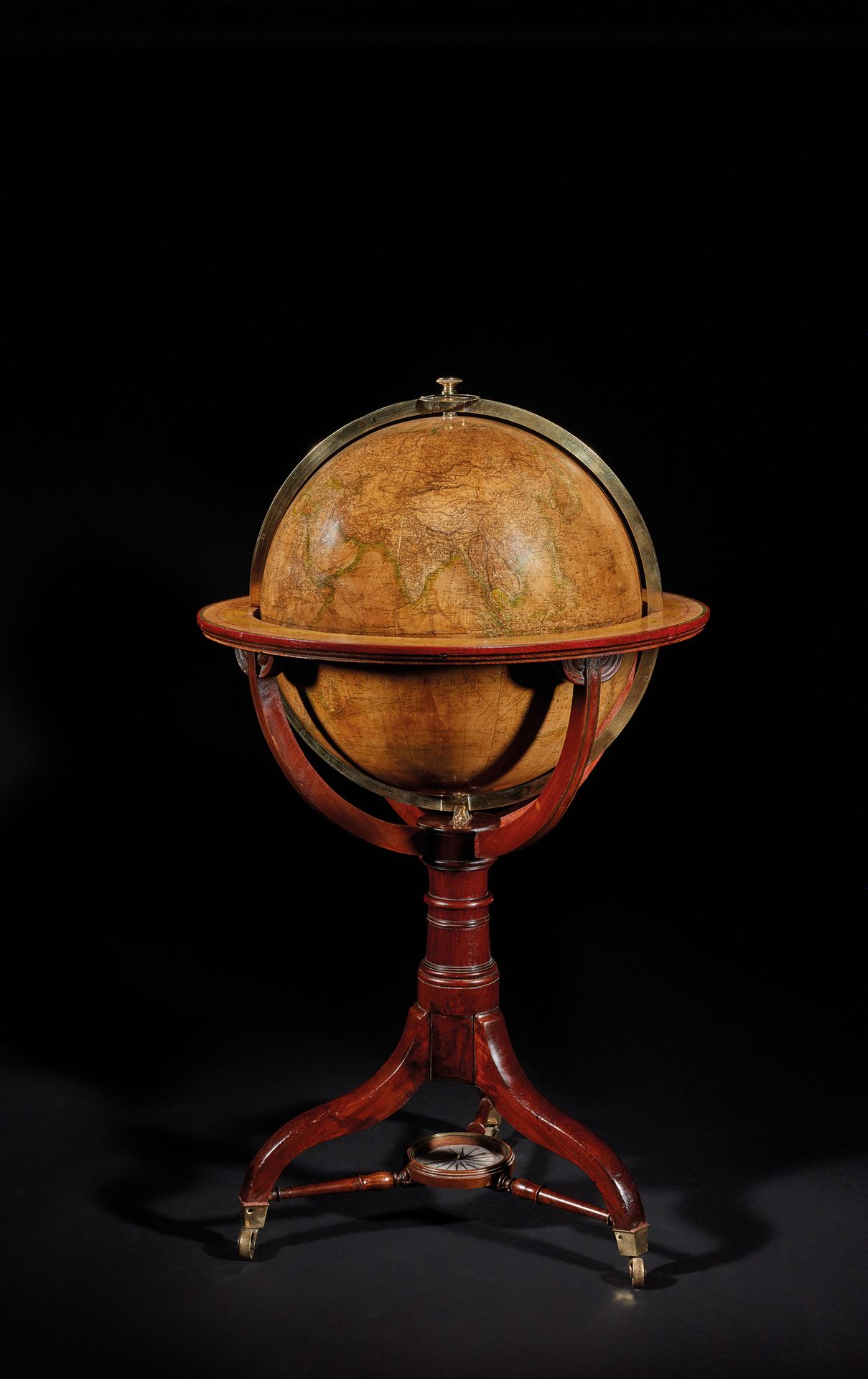 Null Globe terrestre de parquet d'après les découvertes les plus récentes, publi&hellip;