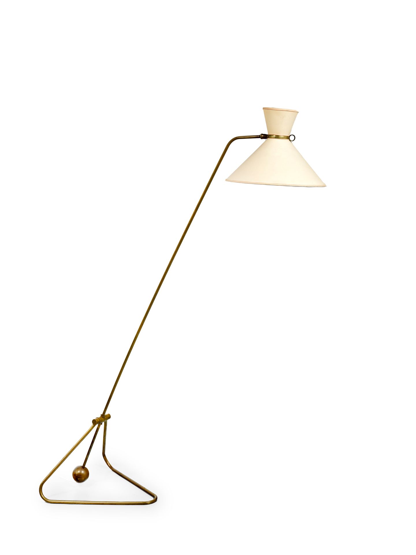 Robert MATHIEU (1921-2002) Floor lamp model "56" known as "Balancier" - designed&hellip;