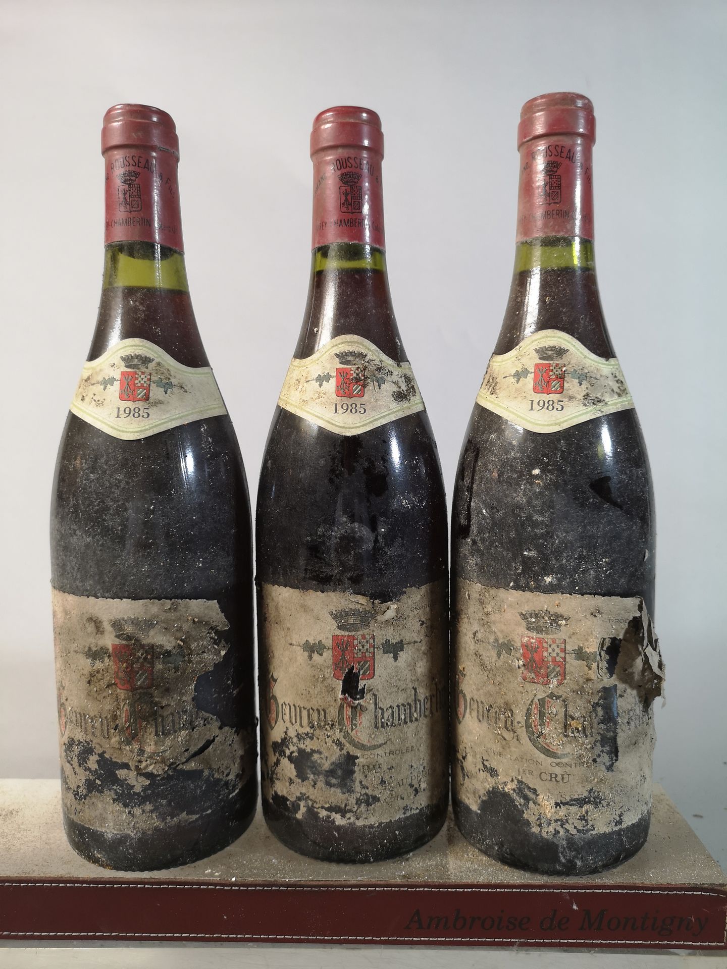 Null 3 bouteilles GEVREY CHAMBERTIN 1er Cru - Domaine Armand ROUSSEAU Père & Fil&hellip;