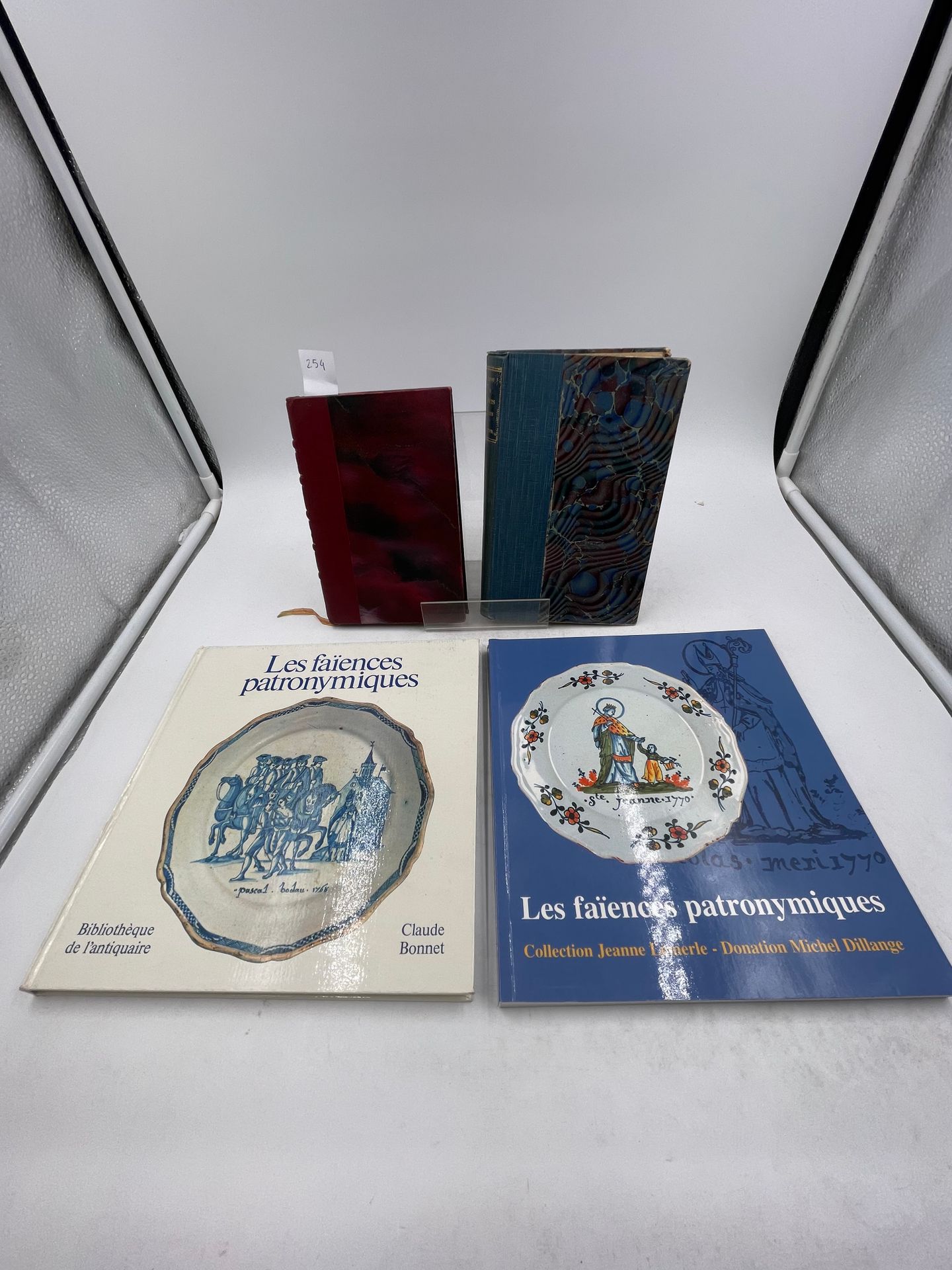Null 4 Bände: "la céramique française", Georges Fontaine, Ed. Libraire Larousse,&hellip;