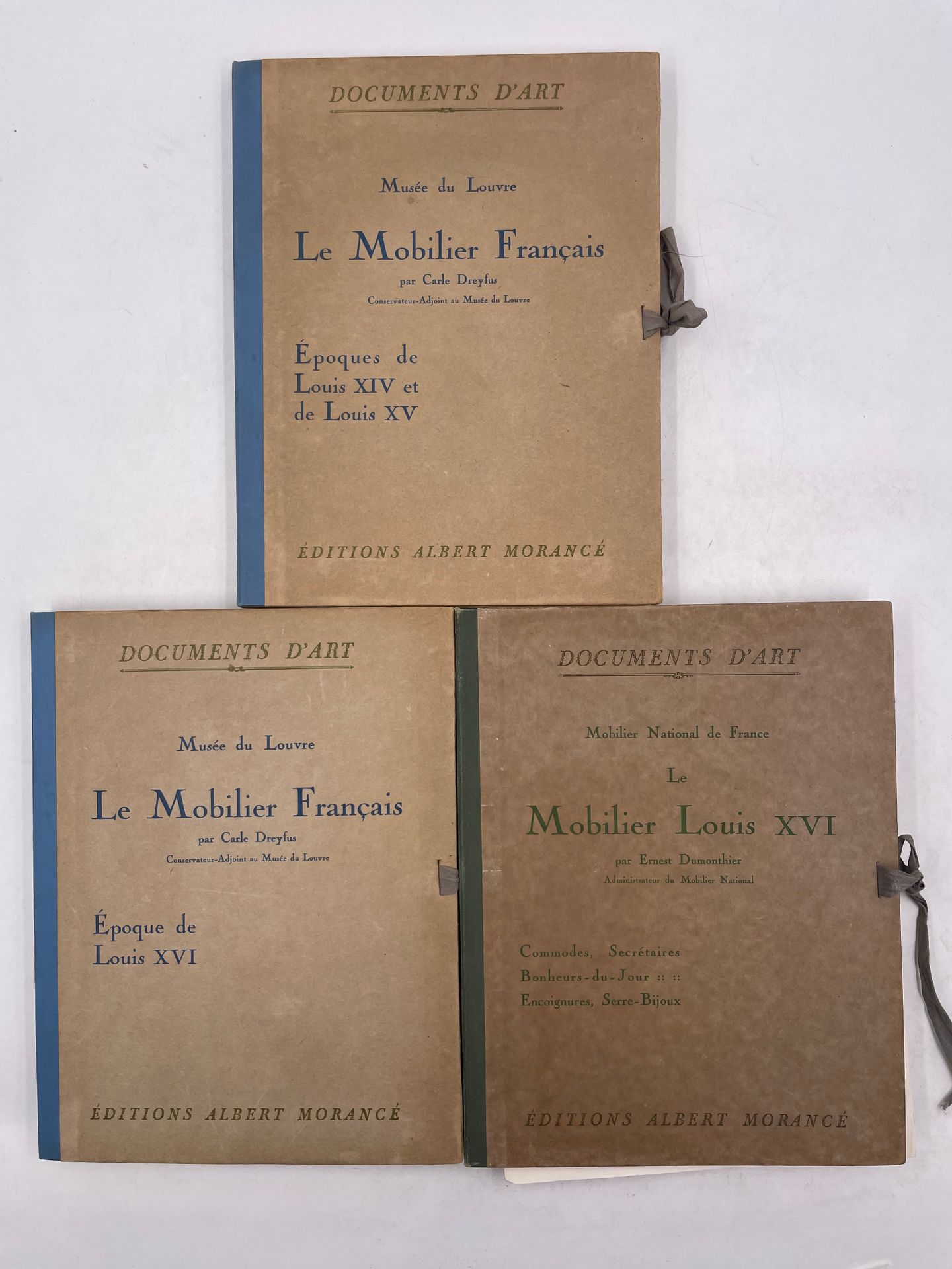 Null 3 volúmenes: "Le Mobilier Français, époque de Louis XIV et de Louis XV", Ca&hellip;
