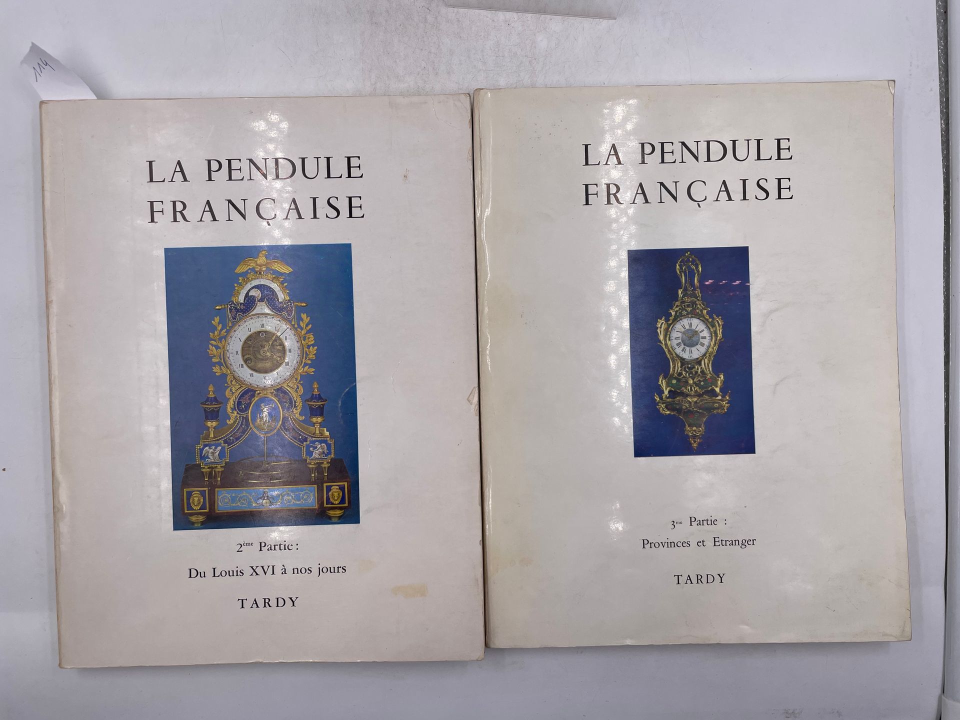 Null 2 Volumes : «La pendule Francaise 2eme partie du Louis XVI à nos jours», Ed&hellip;