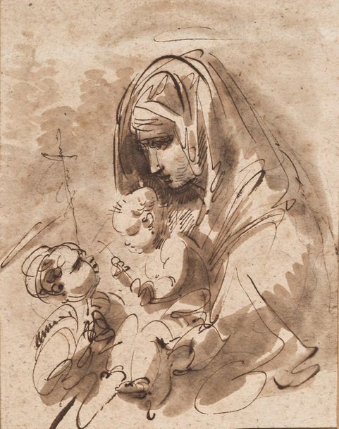 Francesco BARTOLOZZI (Florence 1727 - Lisbonne 1815) attribué à 
Virgin and Chil&hellip;