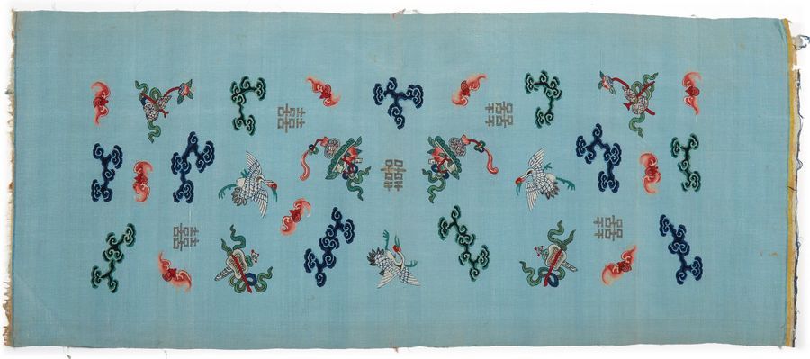 CHINE - XXe siècle 
Ensemble de quatre panneaux rectangulaires en kesi (les déta&hellip;