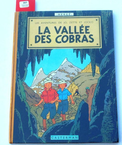 Null «La Vallée des Cobras».
Edition originale. Casterman 1957, 4e plat B20 bis,&hellip;