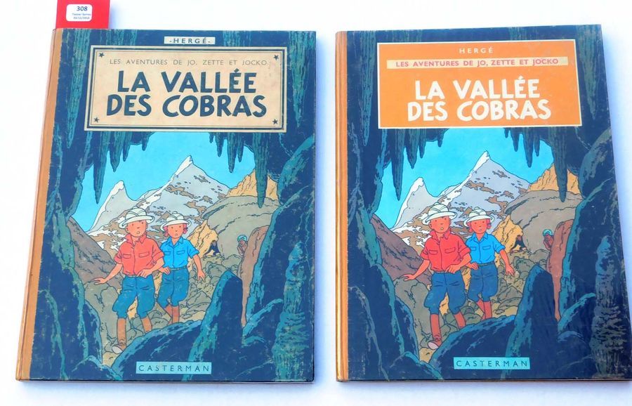 Null «La Vallée des Cobras». 2 volumes.
L'un Casterman B27 dos jaune - L'autre 1&hellip;