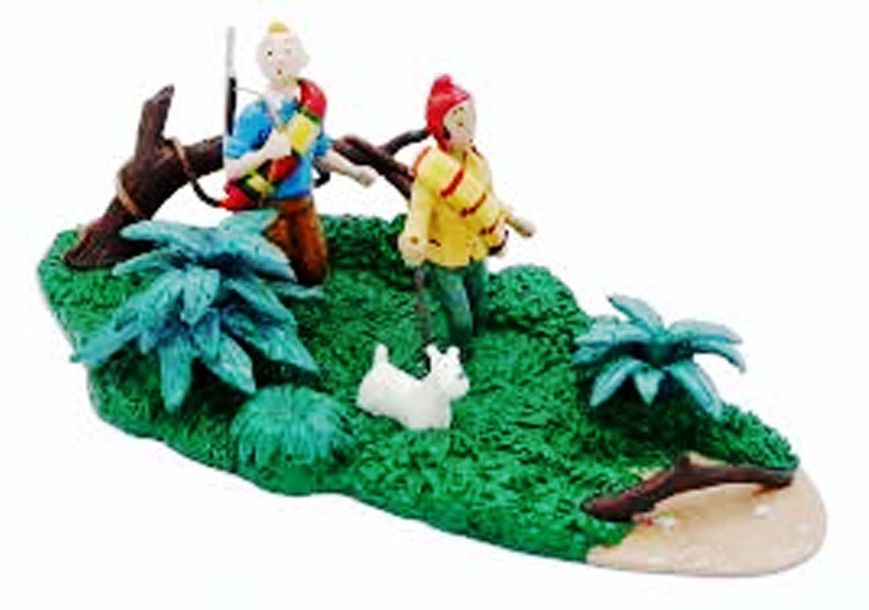 Null PIXI. 4574. Tintin Milou et Zorrino dans la jungle.
D'après «Le Temple du S&hellip;
