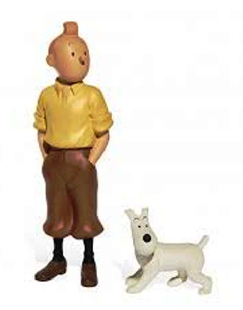 Null PIXI 45914. Tintin et Milou debout.
Moulinsart 2001, résine polychrome haut&hellip;