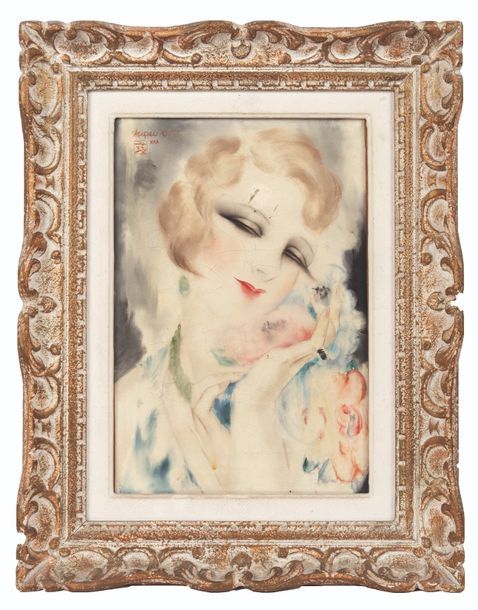 Micao KONO (1876-1954) Femme de profil, 1930
Huile sur toile
Signée en haut à ga&hellip;