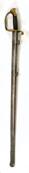Null Sabre d'adjudant d'infanterie modèle 1855
Poignée en corne (manque le filig&hellip;