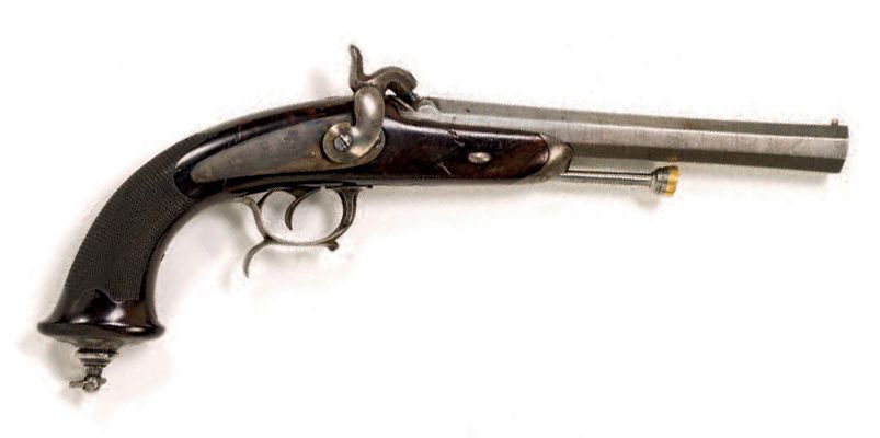 Null Pistolet réglementaire à percussion modèle 1833, d'officier
Canon à pans ra&hellip;