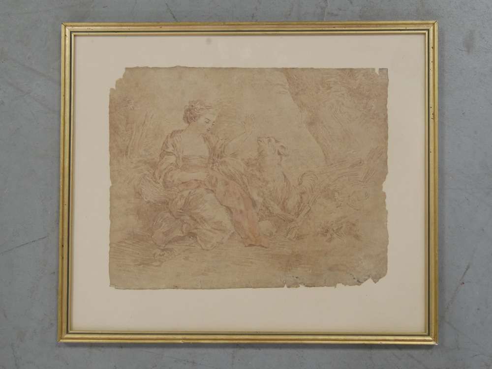 Null Pastoral Scene
Pencil drawing on paper 
Height : 18 ; Width : 22,5 cm 
(tea&hellip;