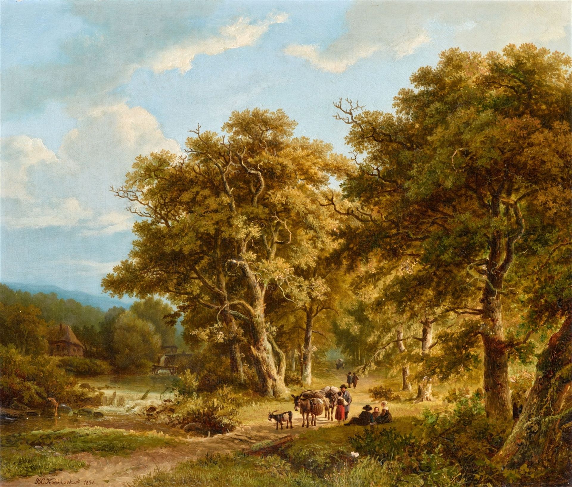 Barend Cornelis Koekkoek Barend Cornelis Koekkoek



Paysage boisé avec des agri&hellip;