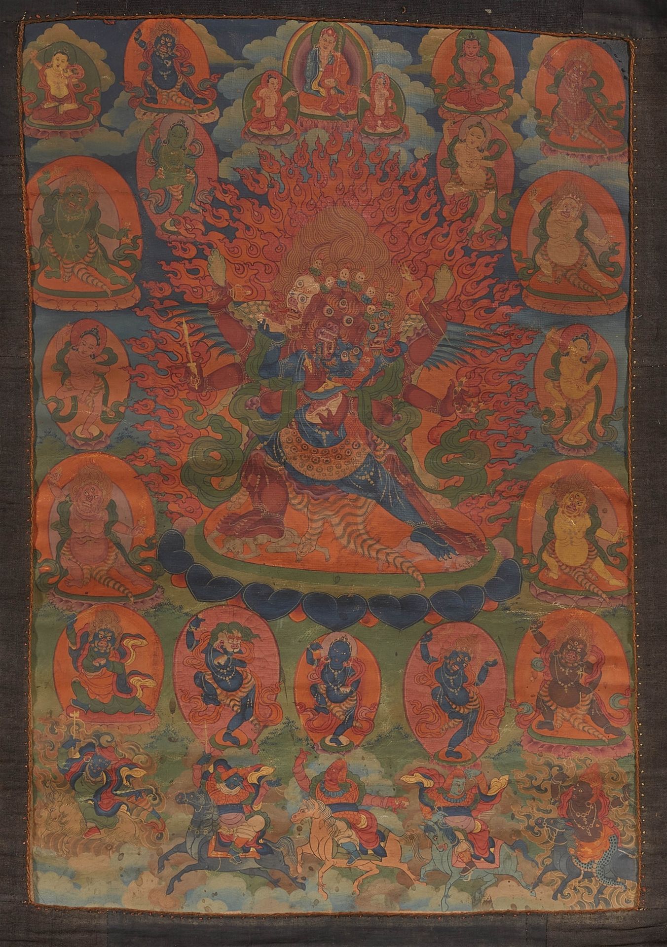 Null A Tibetan thangka of Guru Dragpo in yab yum. 19th century



The wrathful f&hellip;