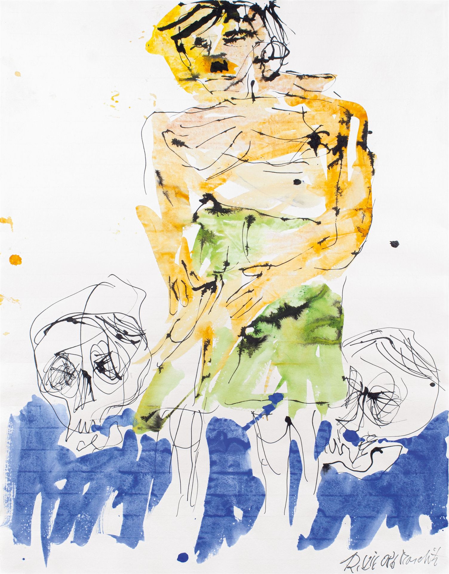 Georg Baselitz Georg Baselitz



无题

2008



纸板上的水彩和墨水66 x 51厘米。在玻璃下装裱。签名并注明 "12&hellip;