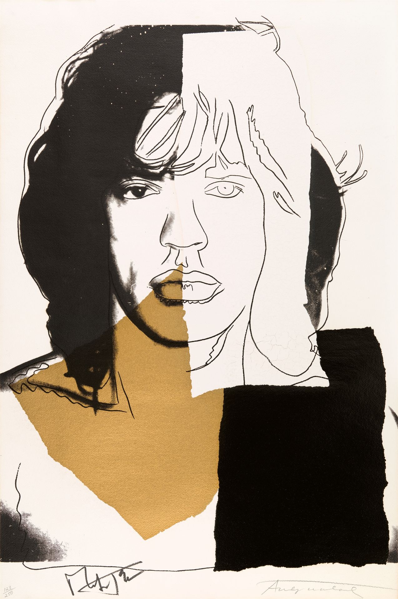 Andy WARHOL Andy Warhol



Mick Jagger

1975



Sérigraphie couleur sur carton 1&hellip;