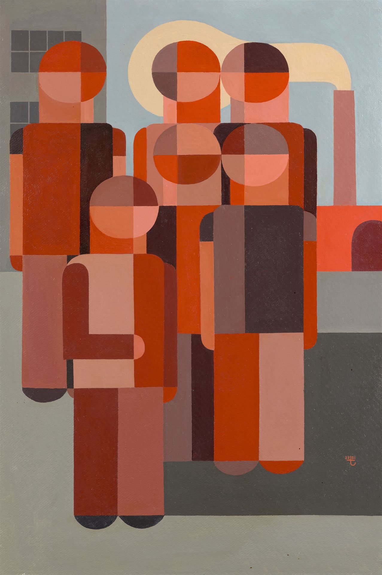 Augustin Tschinkel 奥古斯丁-钦克尔







工人



1933/1981







硬板上的油彩。70,5 x 47厘米。有框。&hellip;