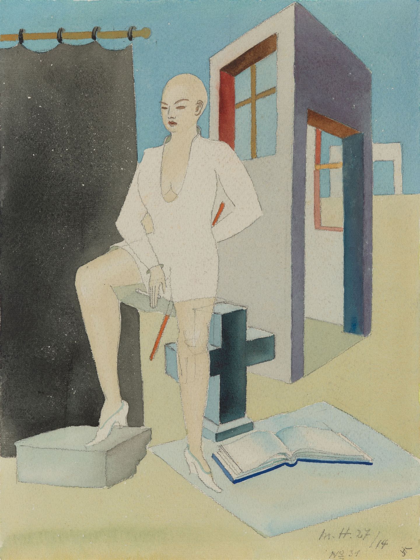 Marta Hegemann Marta Hegemann







形象化的场面



1927







铅笔画上的水彩画，水彩手工纸。32 x 2&hellip;