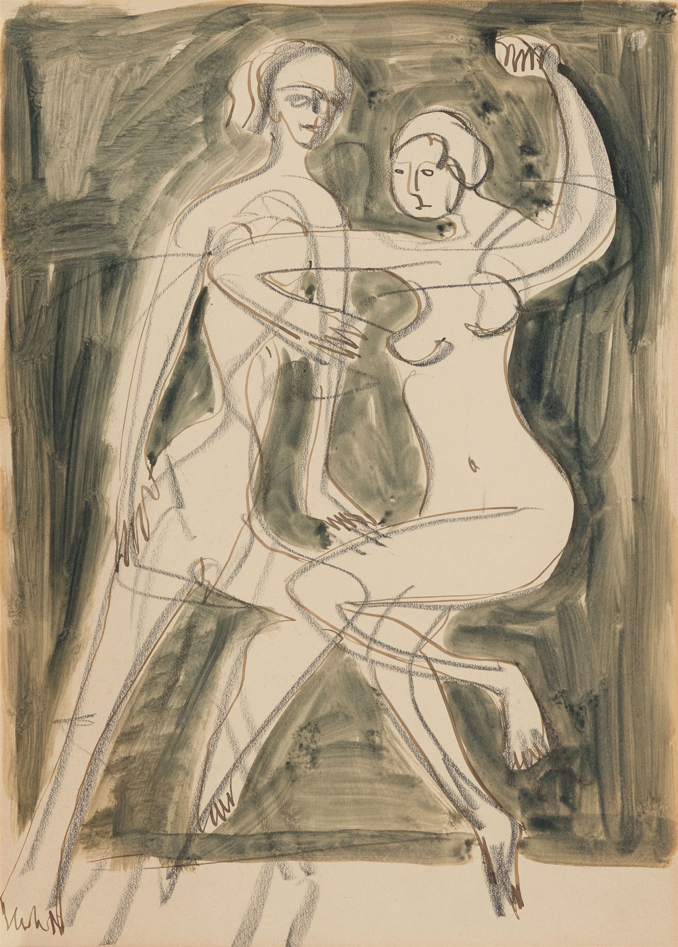 Ernst Ludwig Kirchner Ernst Ludwig Kirchner







舞蹈







水墨笔、粉笔和水粉在水粉纸上。50,5&hellip;