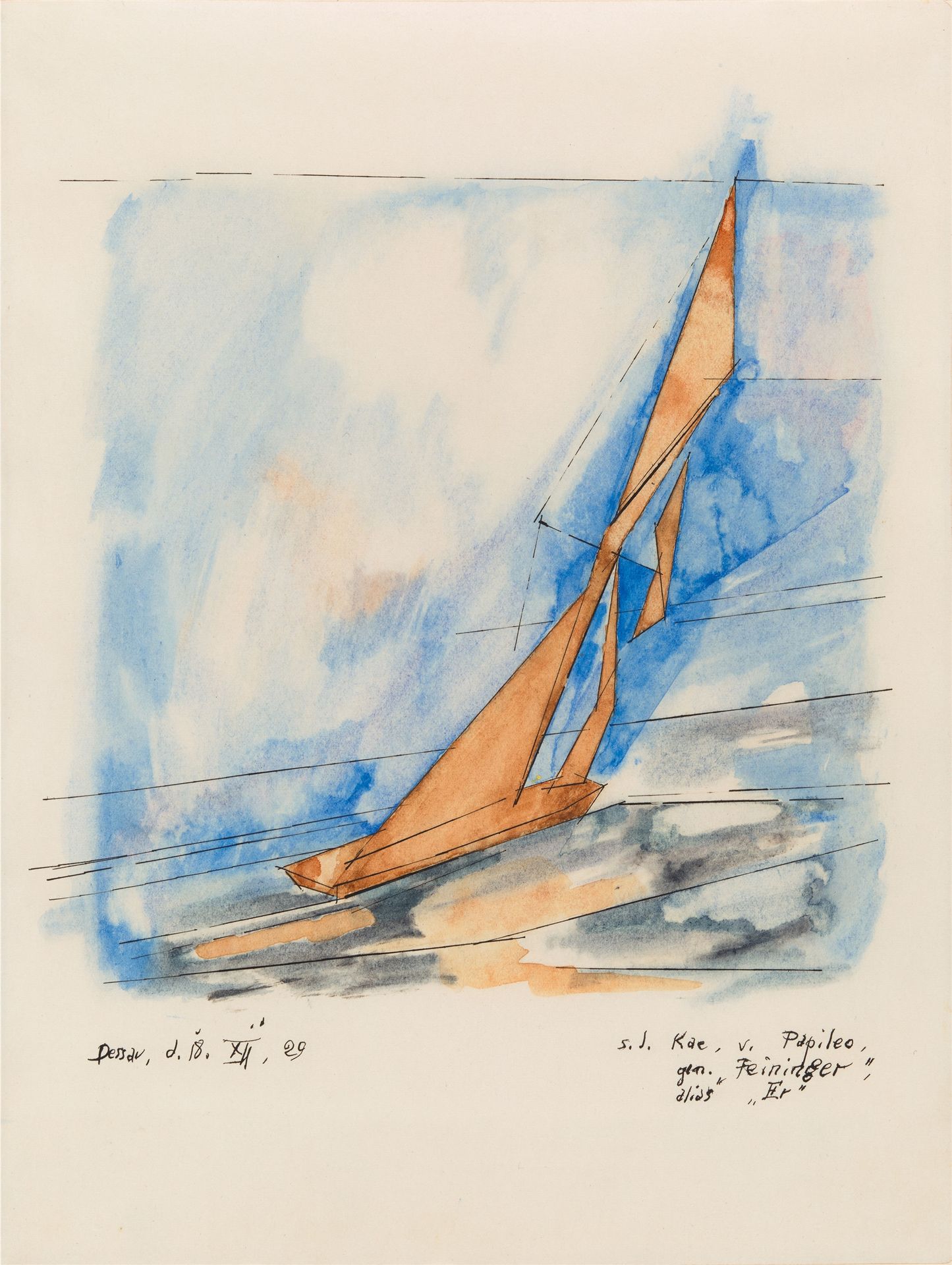 Lyonel Feininger Lyonel Feininger







Bateau à voile



1929







Aquarelle&hellip;