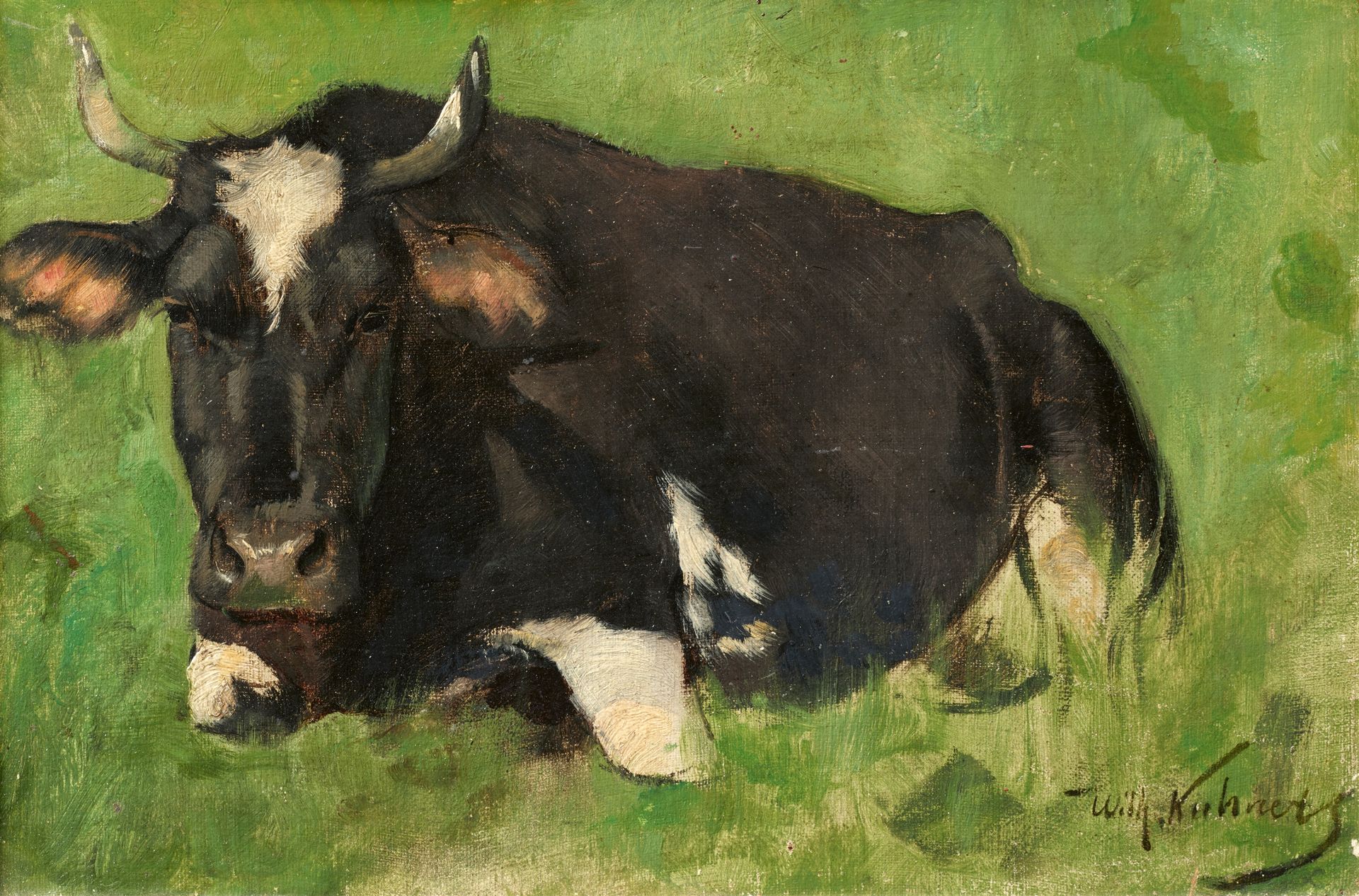 Wilhelm Kuhnert Wilhelm Kuhnert

Lying cattle

Oil on hardboard. 18 x 26 cm.
Sig&hellip;