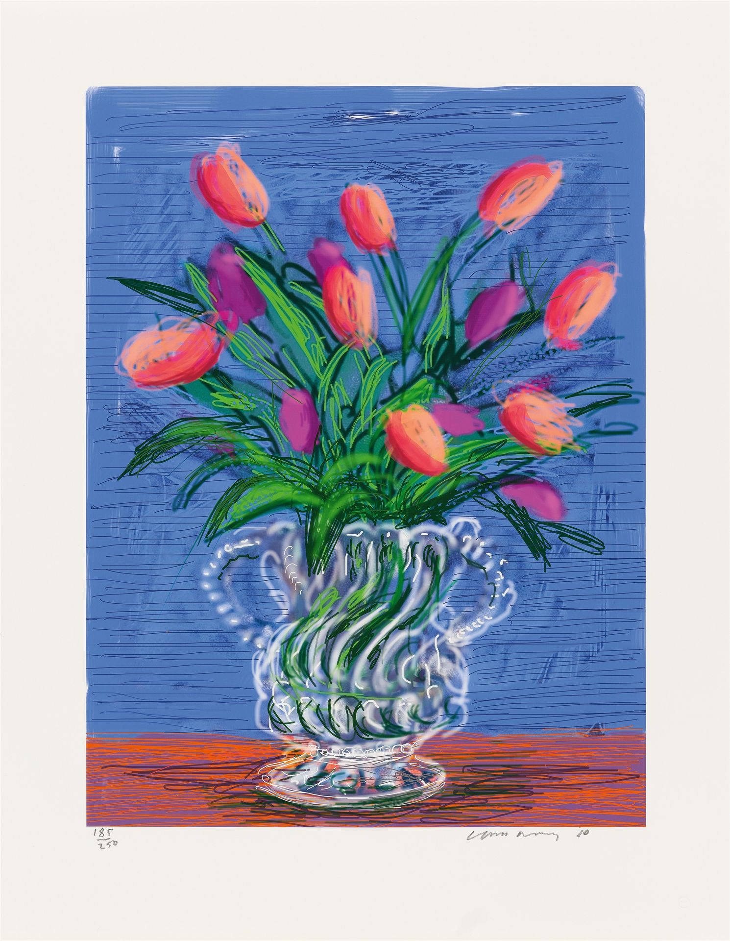 David Hockney 大卫-霍克尼

一本更大的书，艺术版B
2010/2016

iPad绘画，印刷，在档案纸上，56 x 43厘米。有签名、日期（20&hellip;