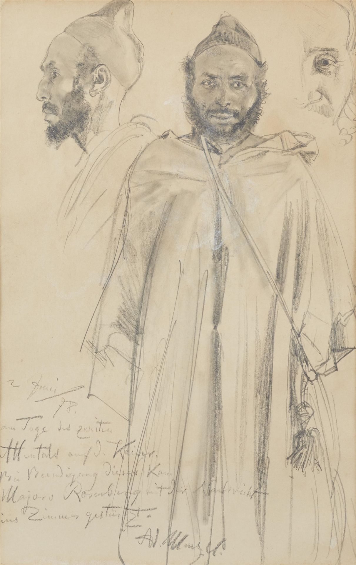 Adolph von Menzel Adolph von Menzel

Étude de portrait d'un Marocain

Crayon sur&hellip;