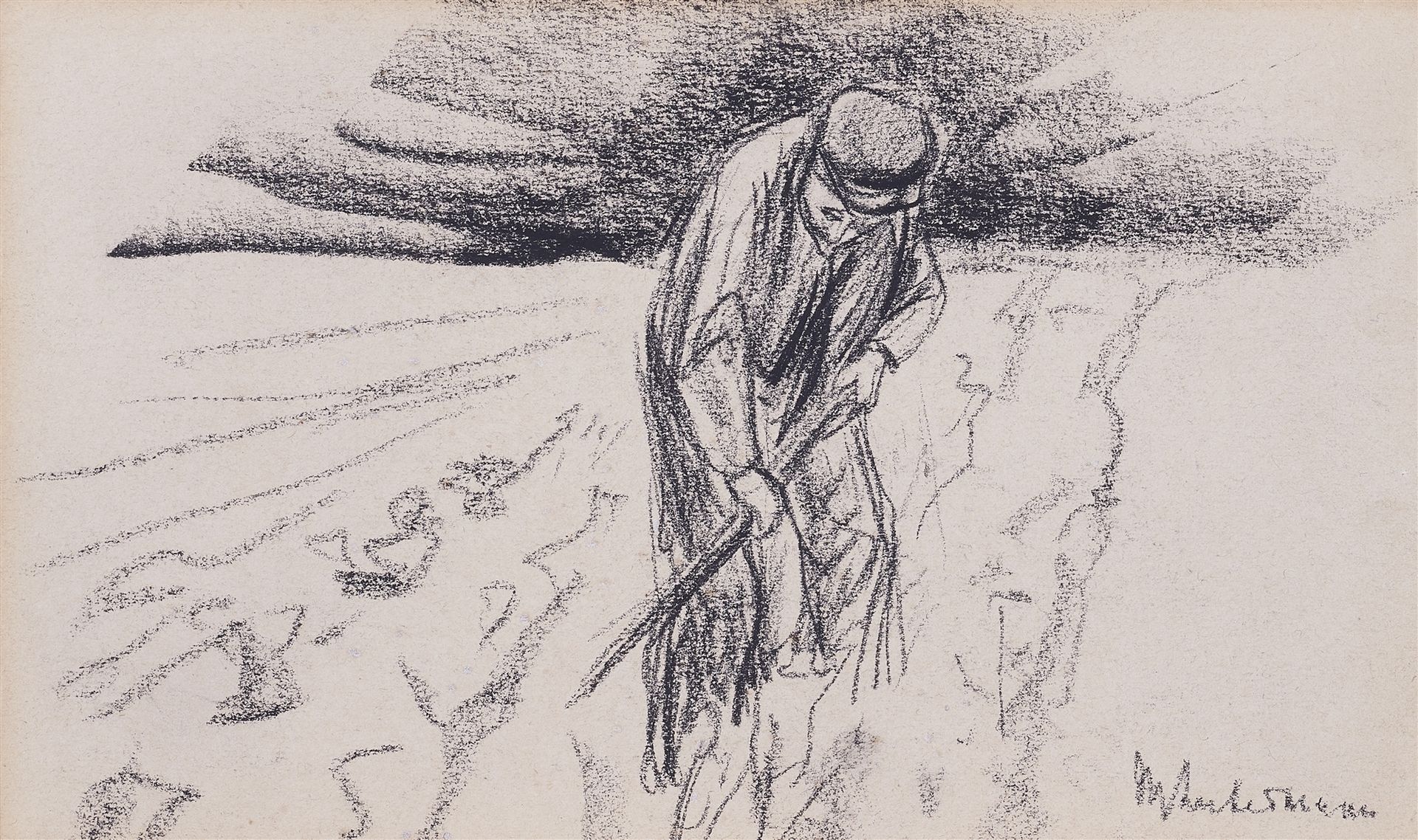 Max Liebermann Max Liebermann

Paysan dans les champs

Dessin au fusain sur papi&hellip;